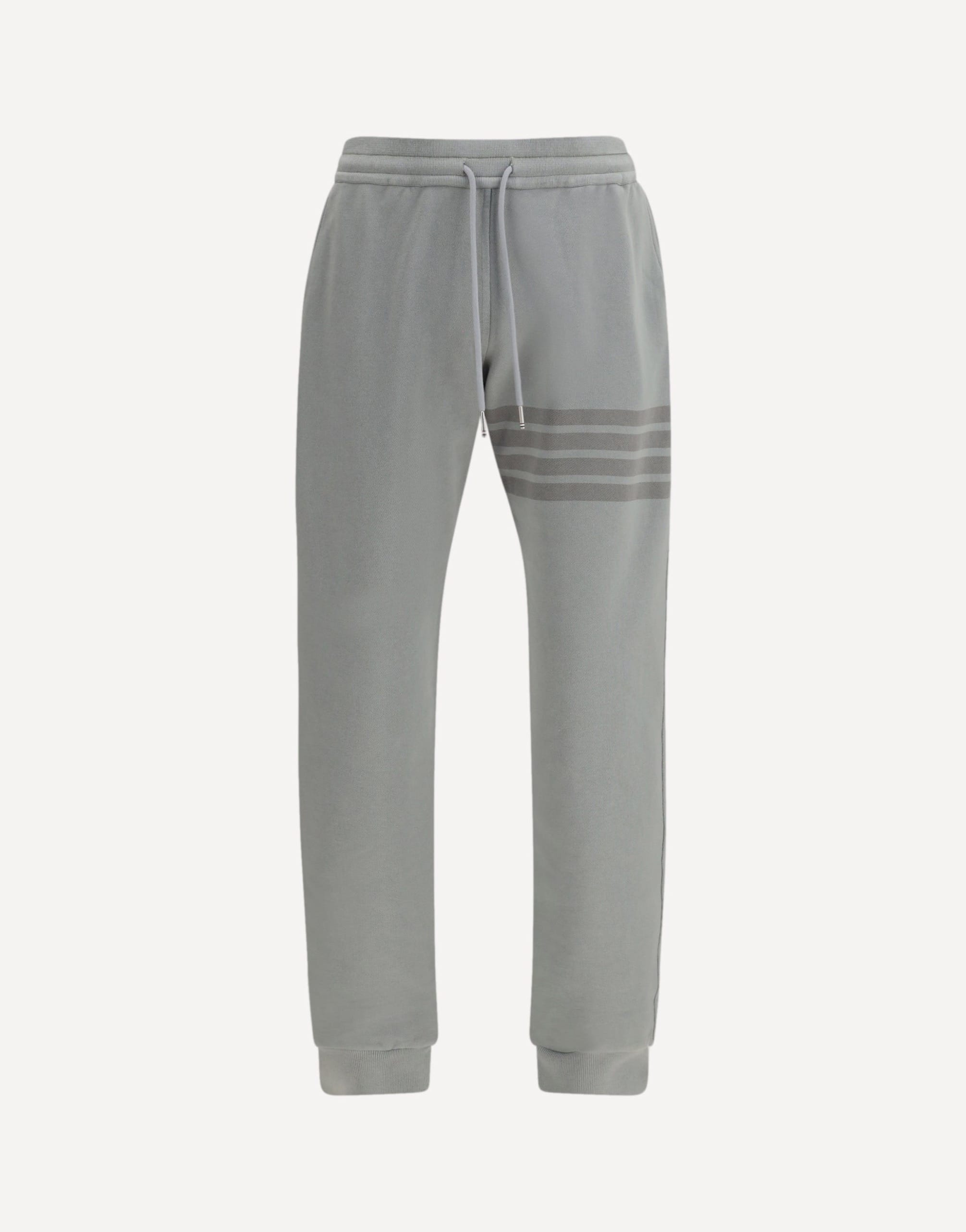 Thom Browne Cotton Sweatpants With Elastic Waistband And Stripes
