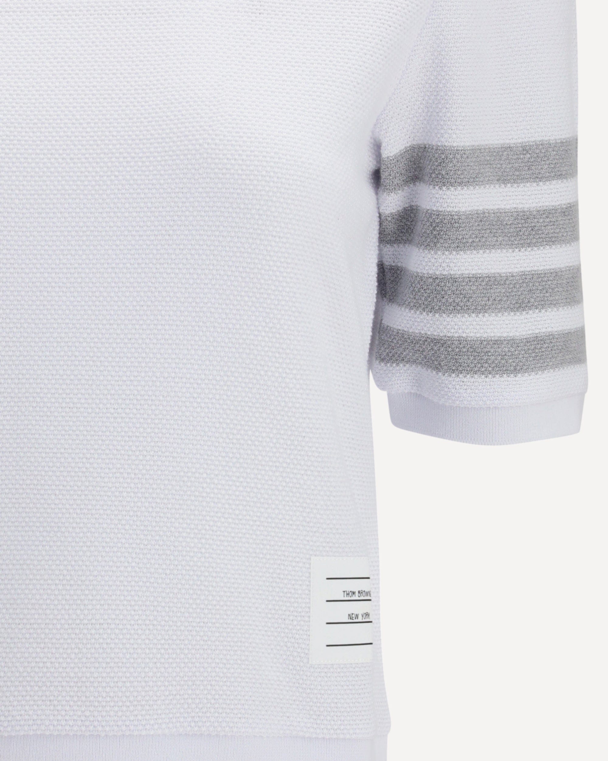Thom Browne Cotton T‑shirt With 4‑bar Detail