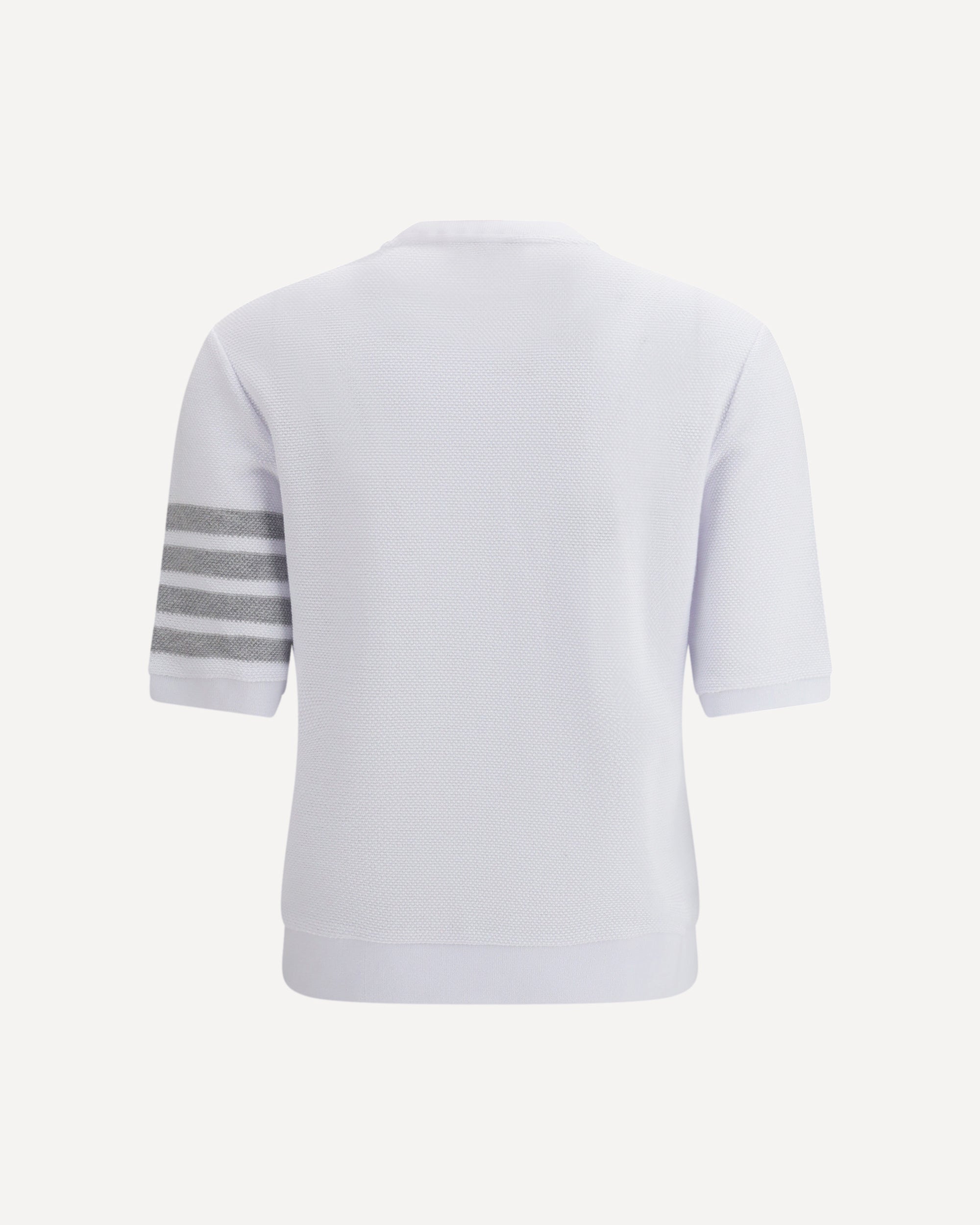 Thom Browne Cotton T‑shirt With 4‑bar Detail - alternate view
