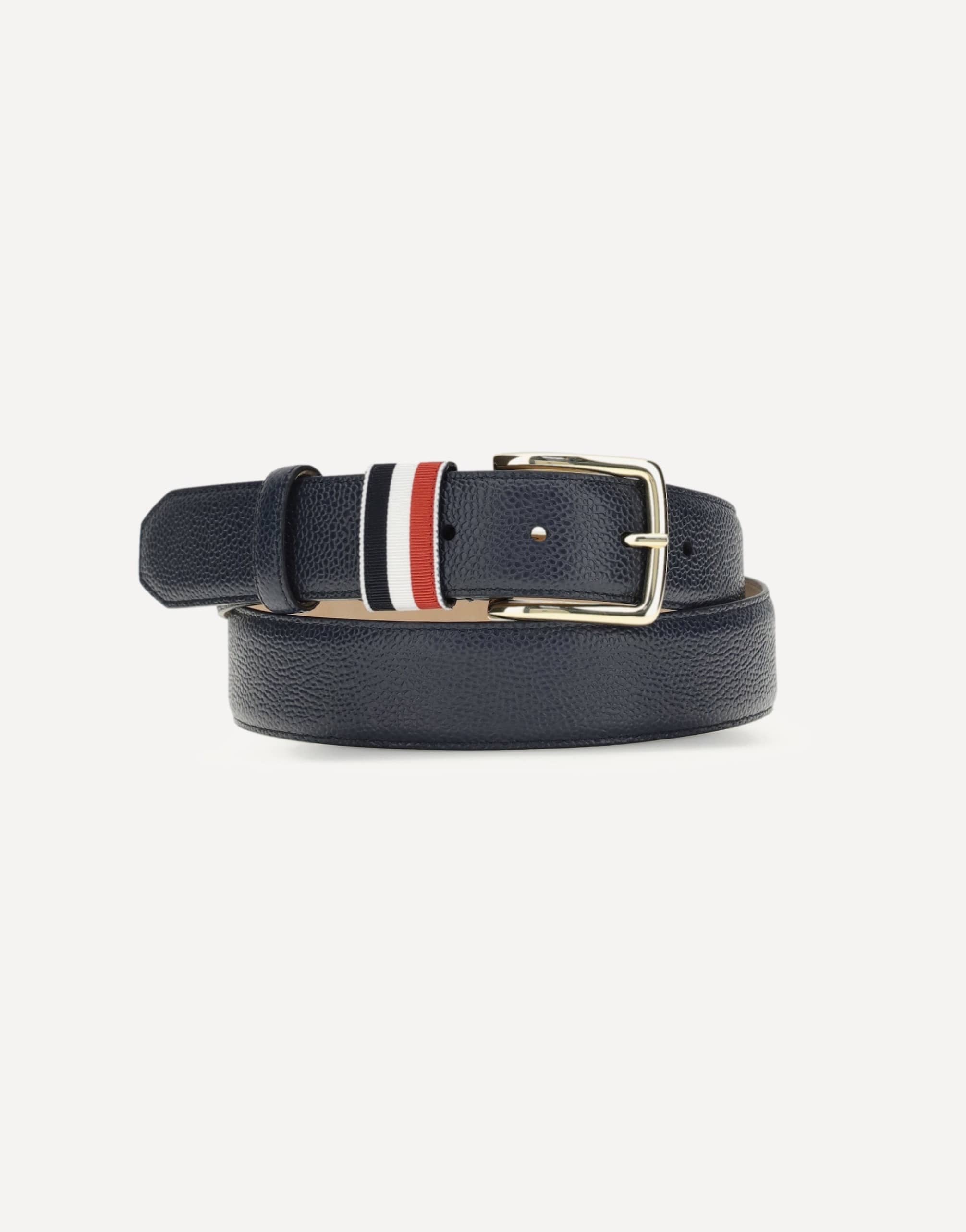 Thom Browne Hammered Leather Belt