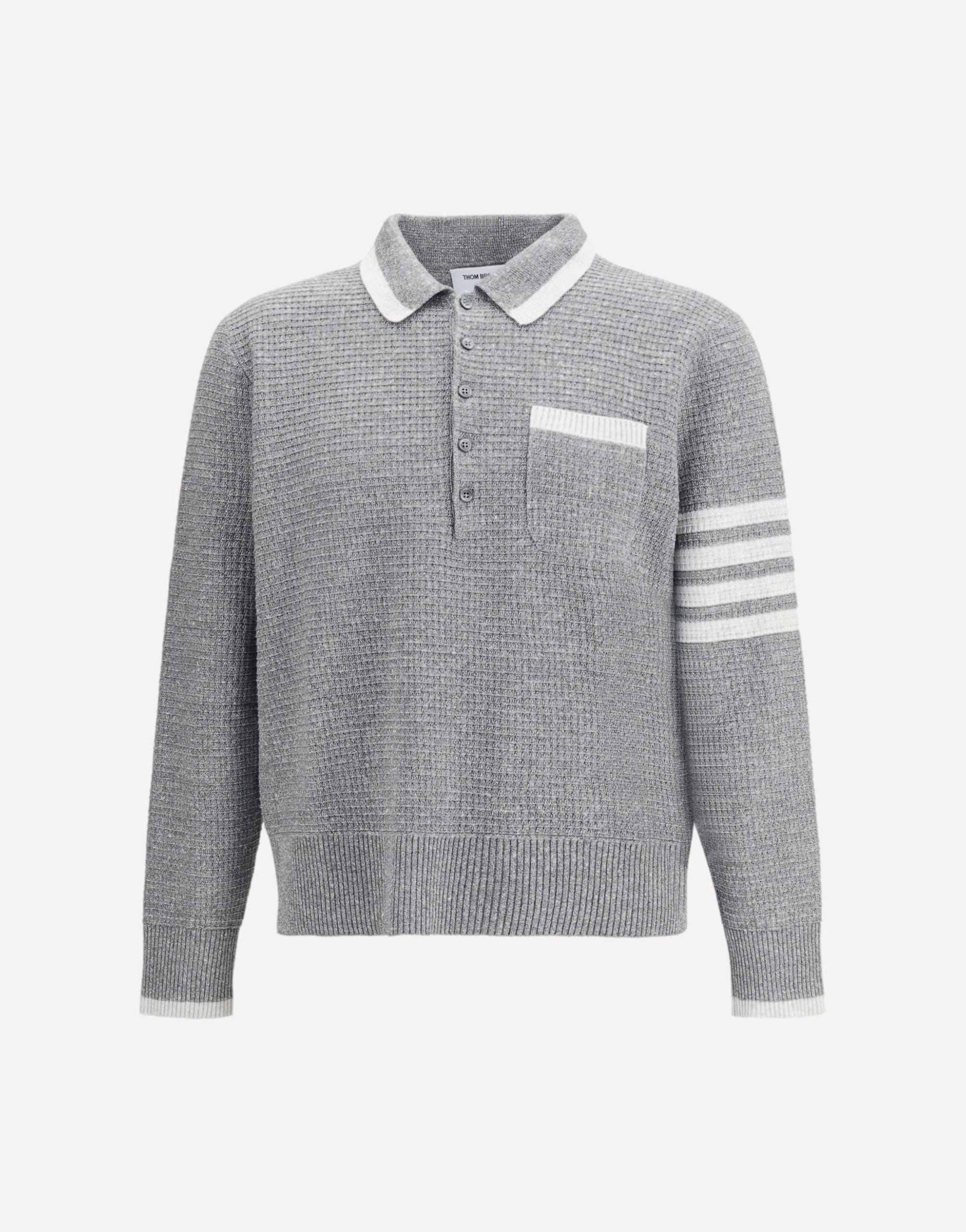 Thom Browne Knitted Polo Shirt