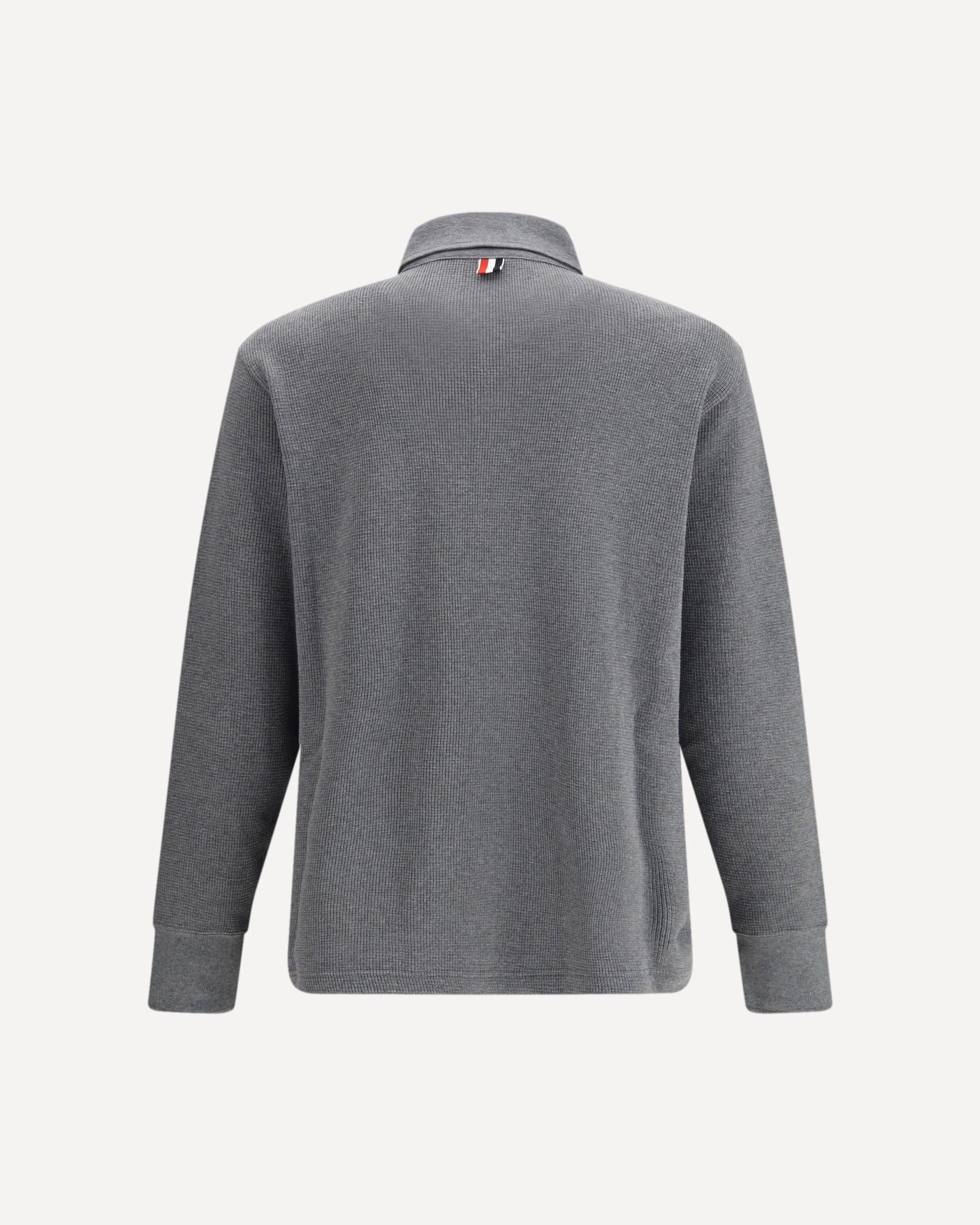 Thom Browne Long Sleeve Polo Shirt