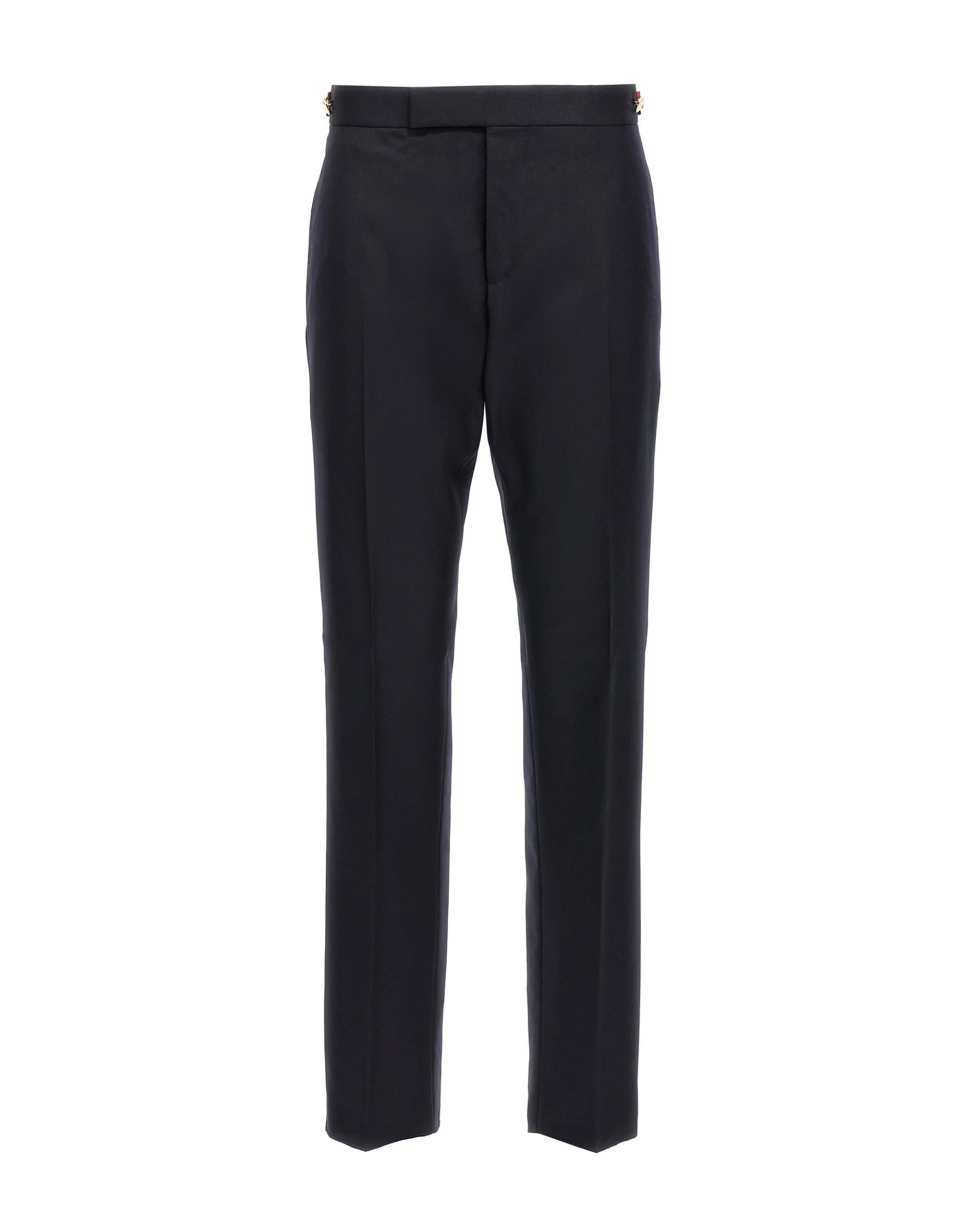 Thom Browne Thom Browne Low Rise Wool Twill Pants
