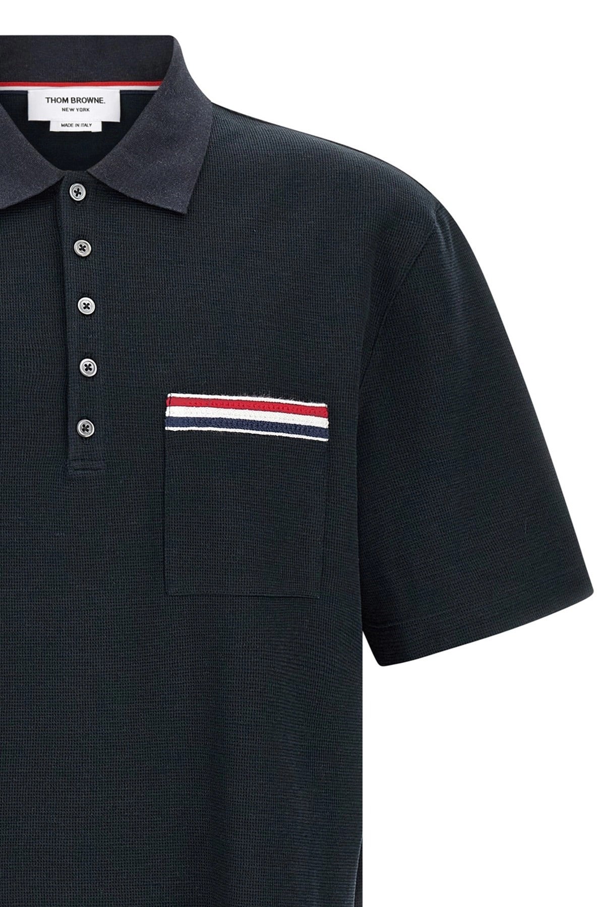 Thom Browne Nastro Rwb Polo Shirt