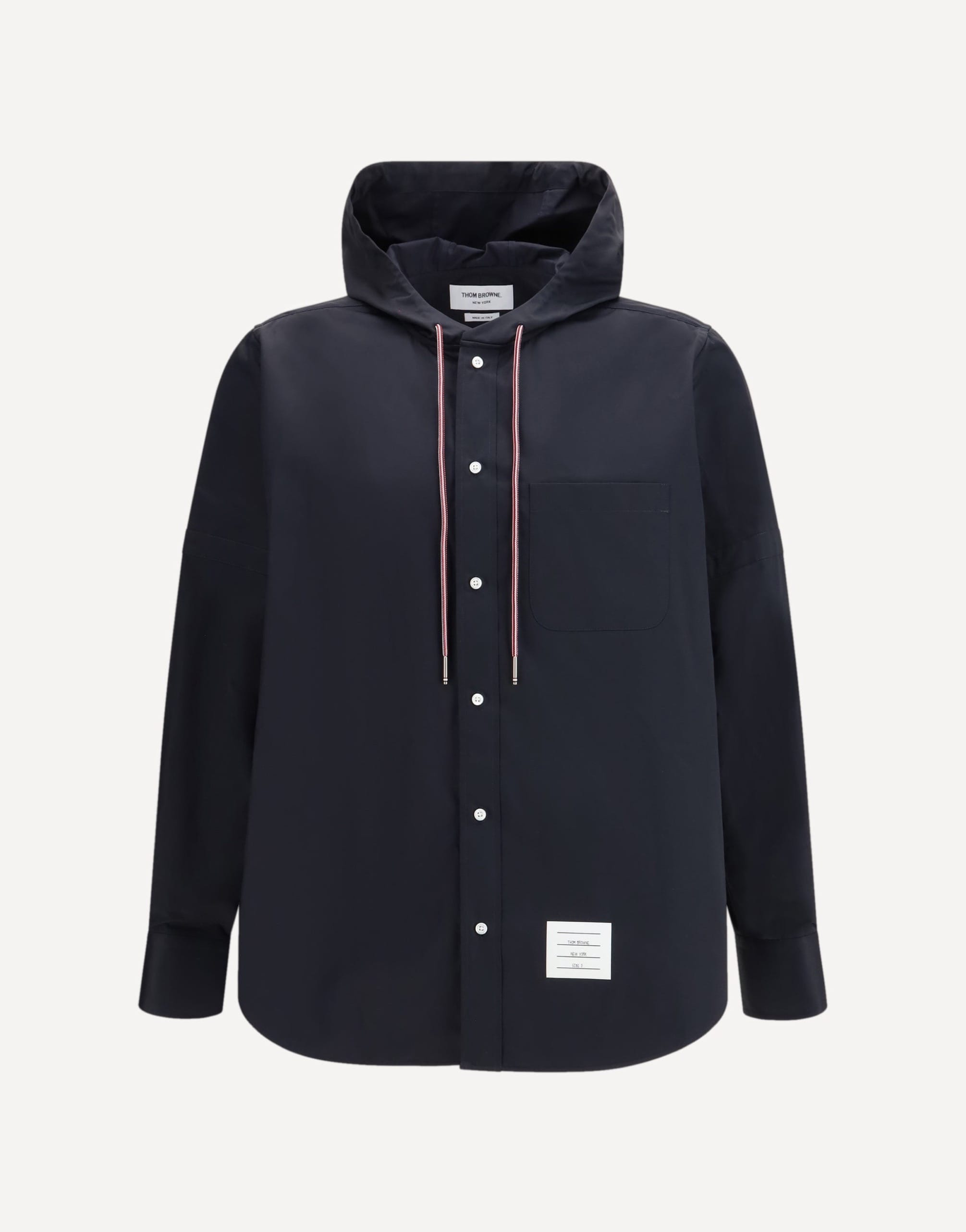 Thom Browne Nylon Cotton Hooded Jacket