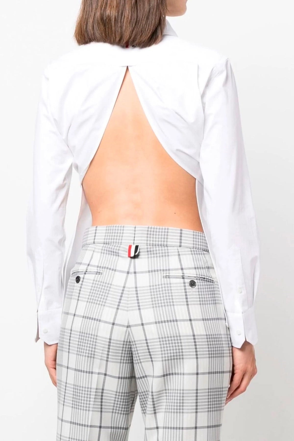 Thom Browne Thom Browne Open Back Shirt