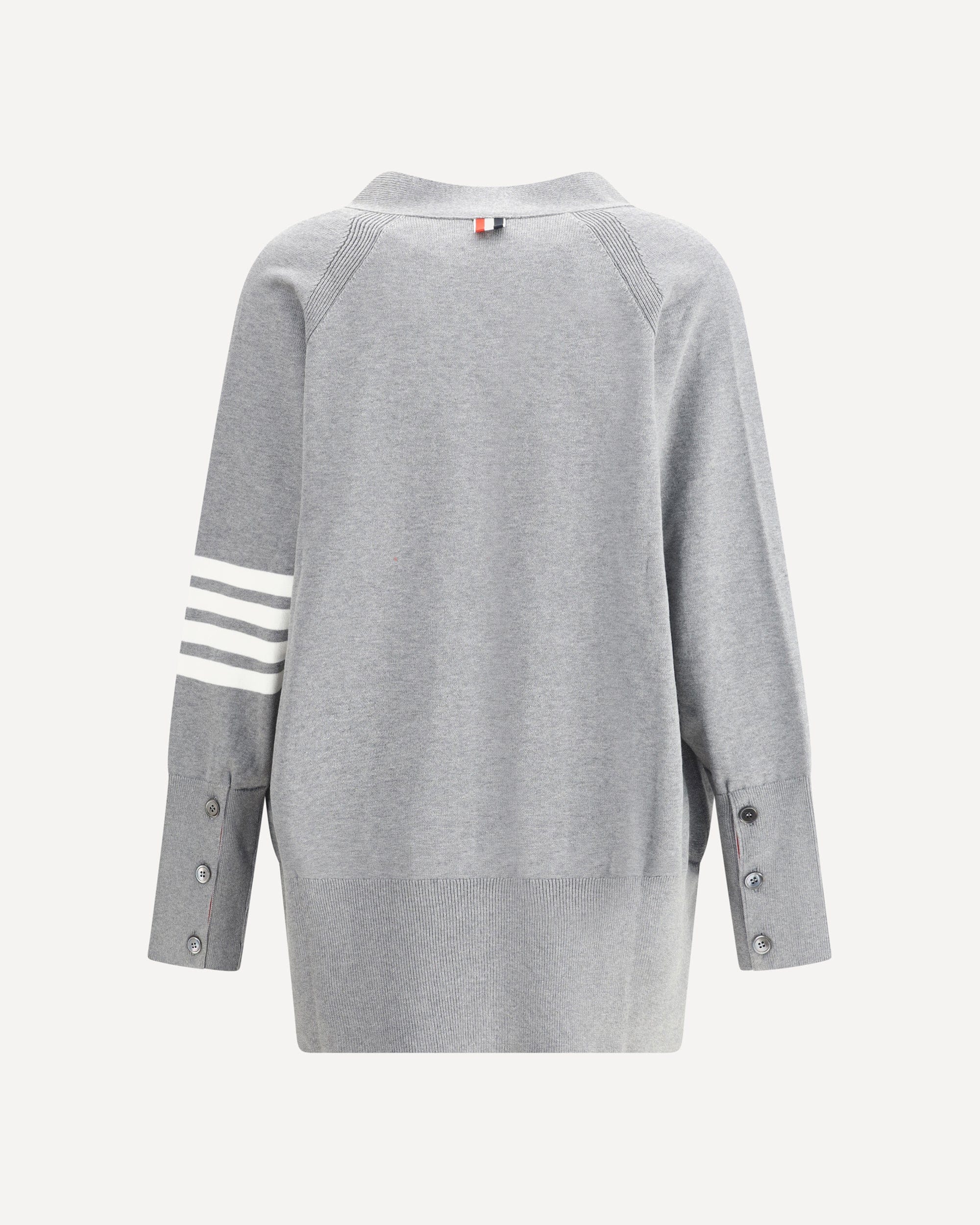 Thom Browne Oversized Cardigan With V-Neck And Button Closure - alternate view