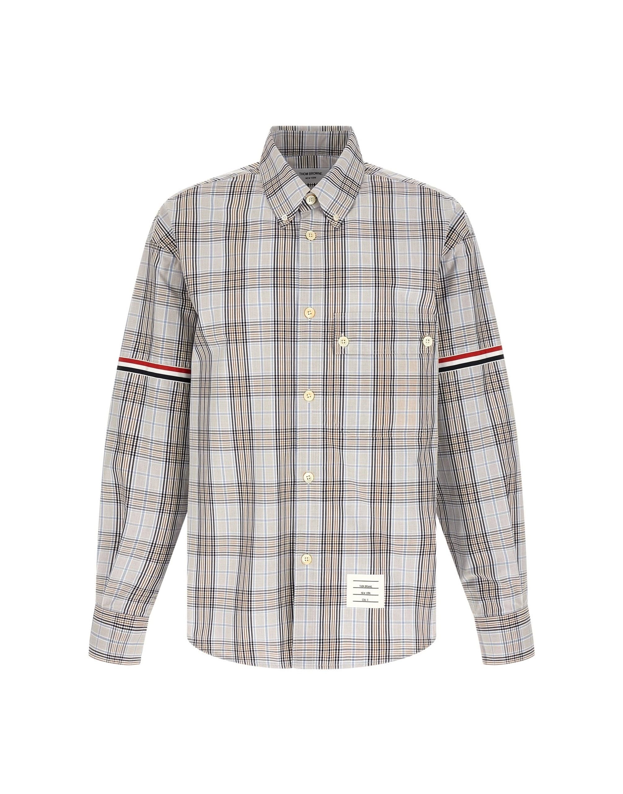 Thom Browne Thom Browne Oversized Rwb Shirt
