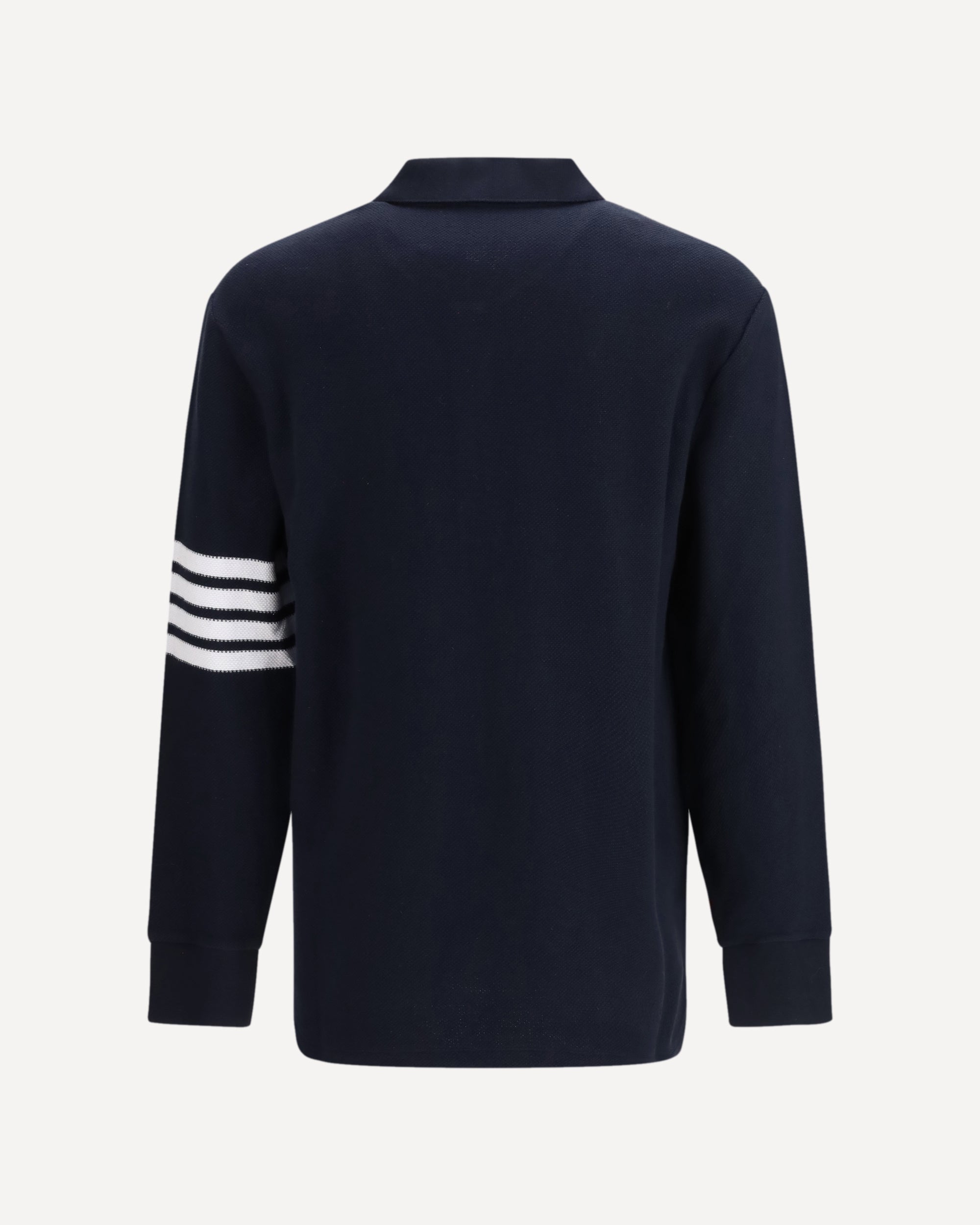 Thom Browne Piqué Long-Sleeve Polo
