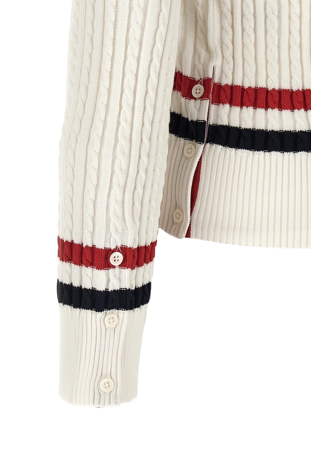 Thom Browne Thom Browne Rwb Intarsia Sweater