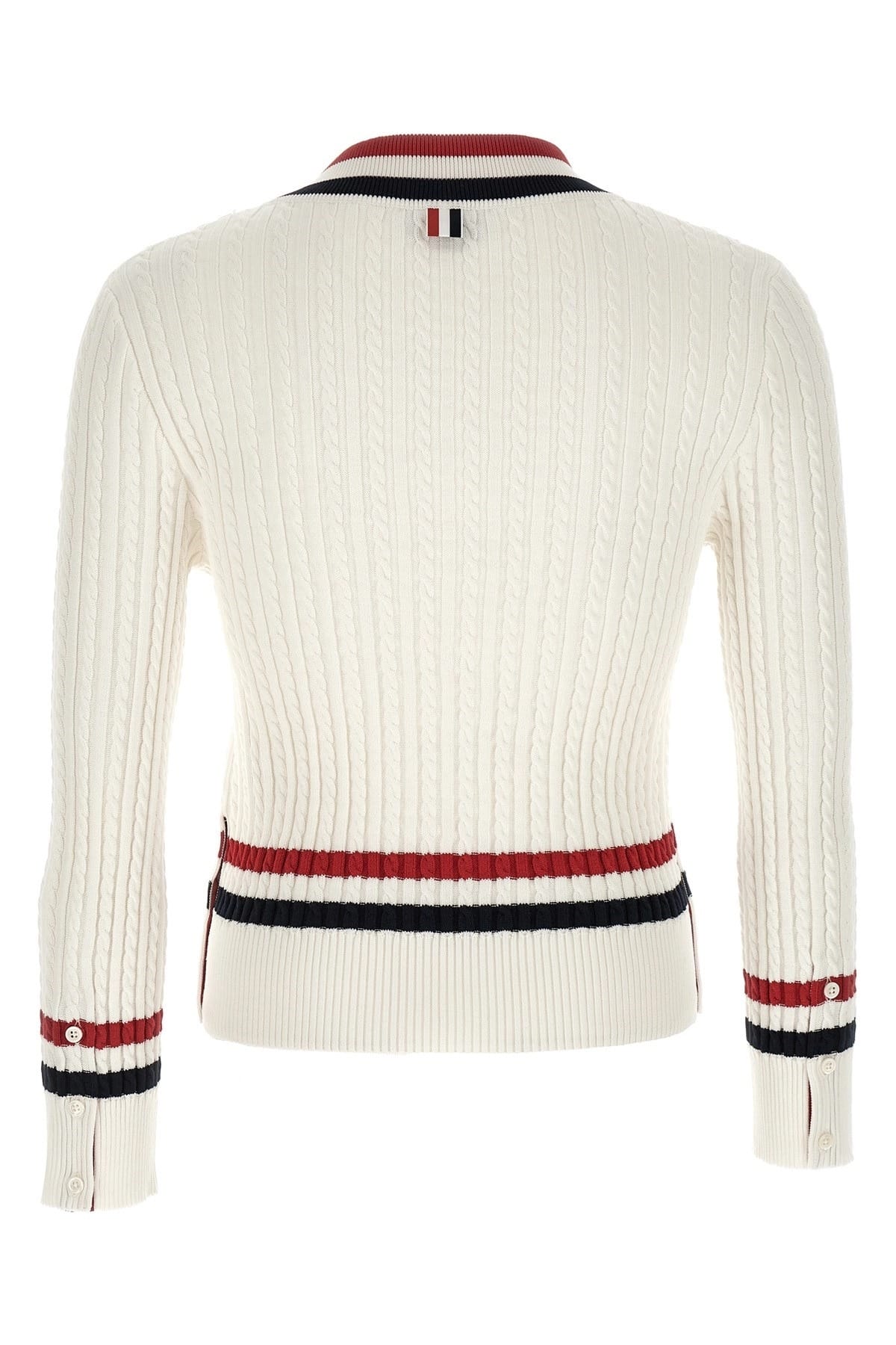 Thom Browne Thom Browne Rwb Intarsia Sweater