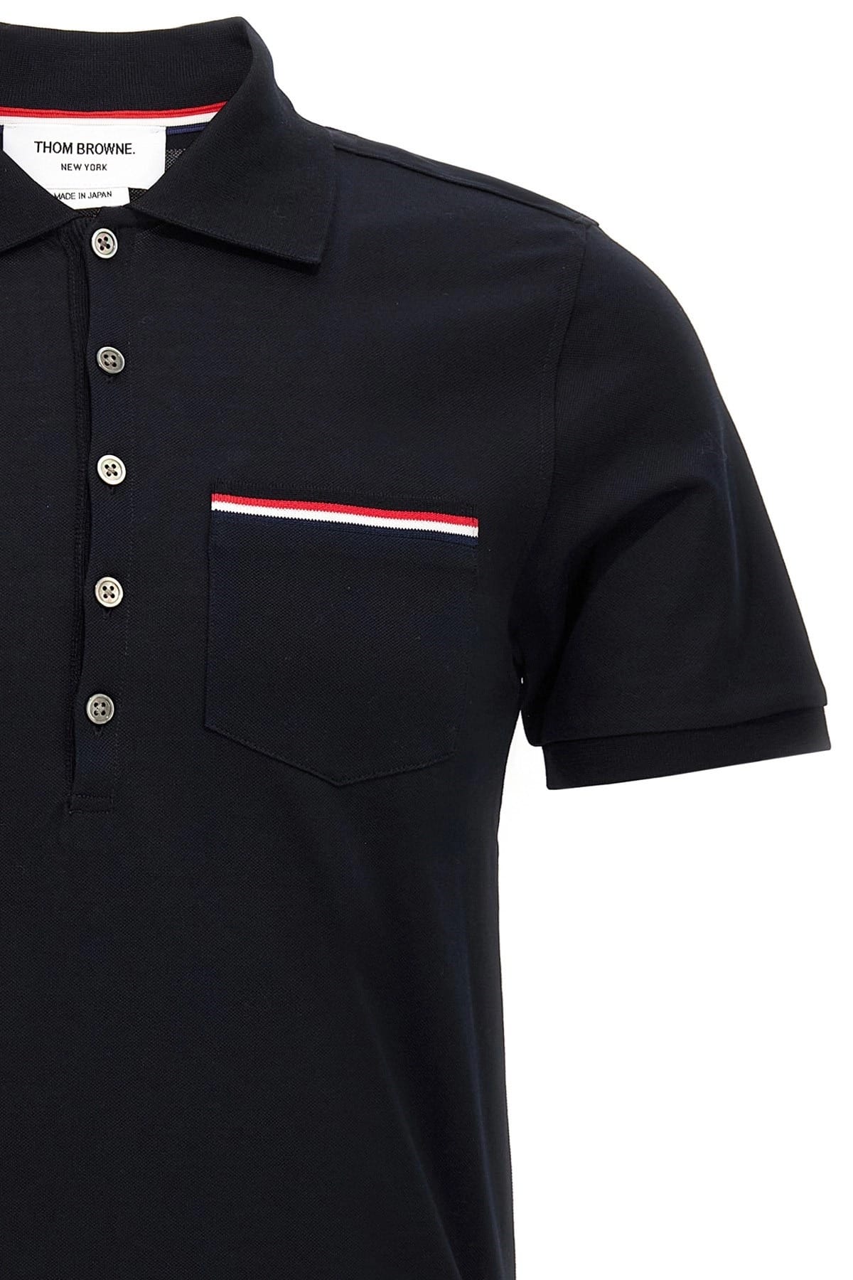Polo in cotone piqué RWB Thom Browne