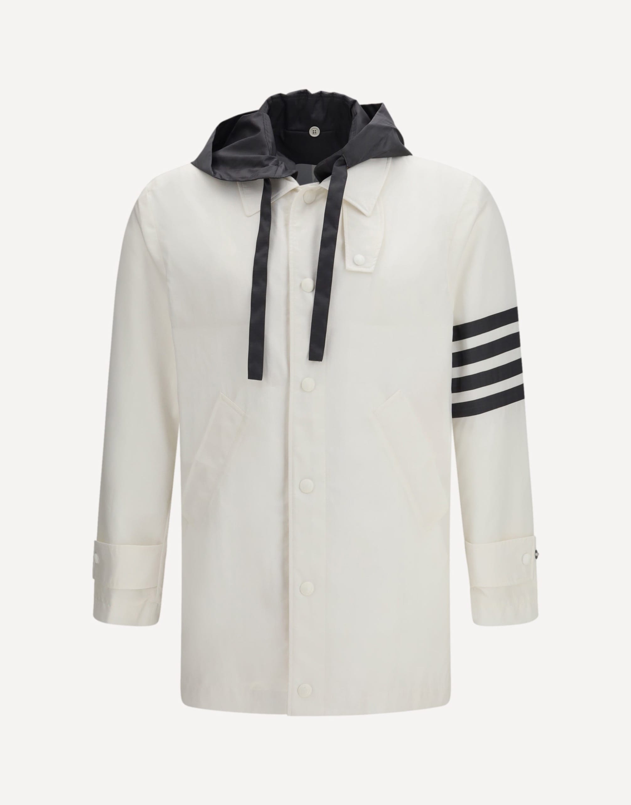 Thom Browne Unconstructed Hooded Bal Collar