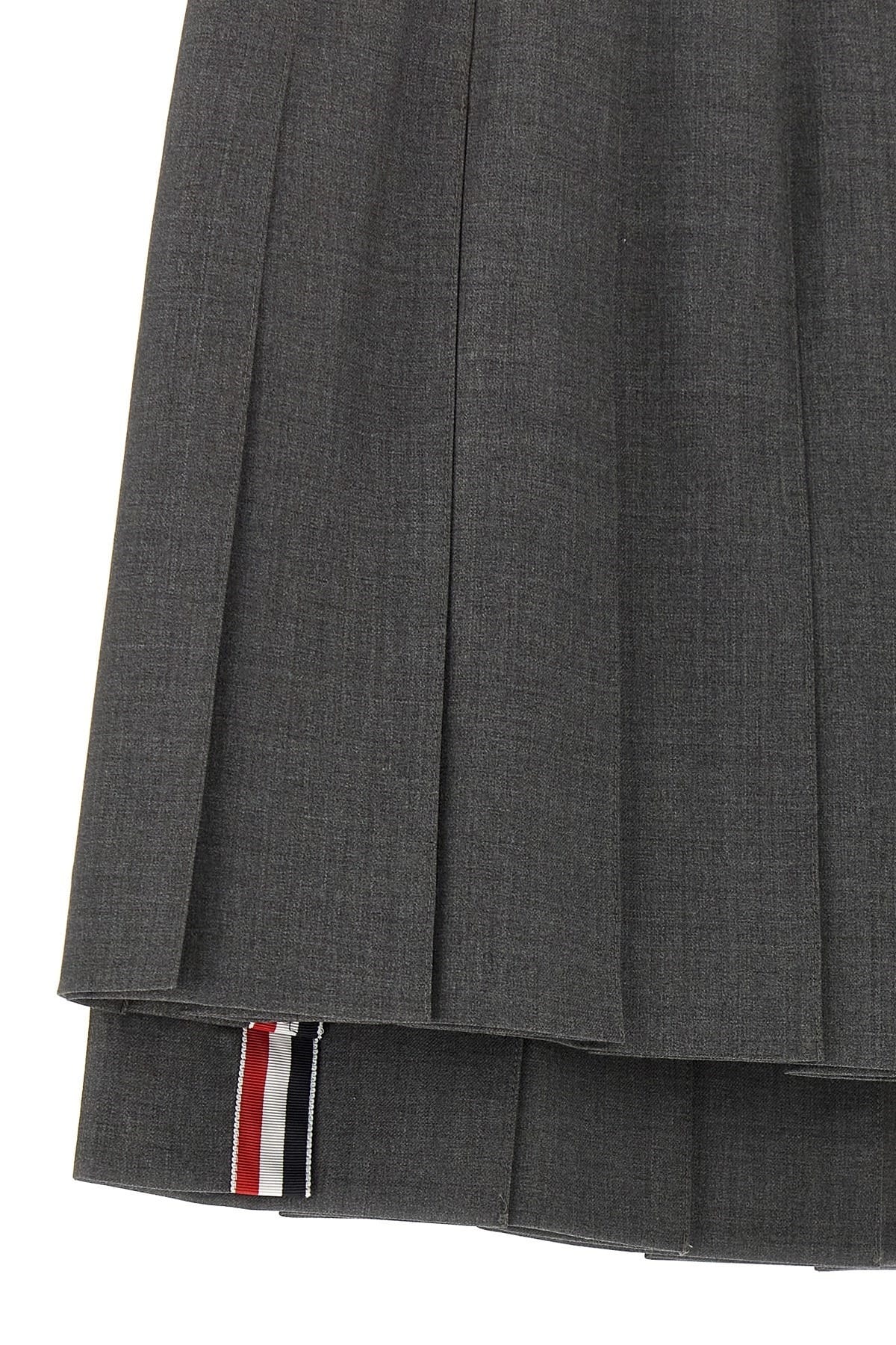 Thom Browne Thom Browne Uniform Pleated Mini Skirt