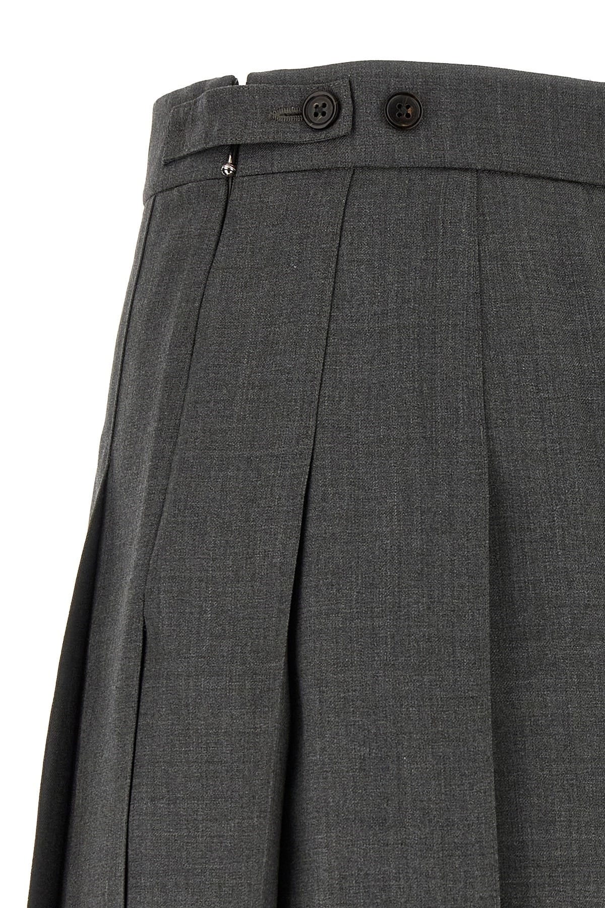 Thom Browne Thom Browne Uniform Pleated Mini Skirt