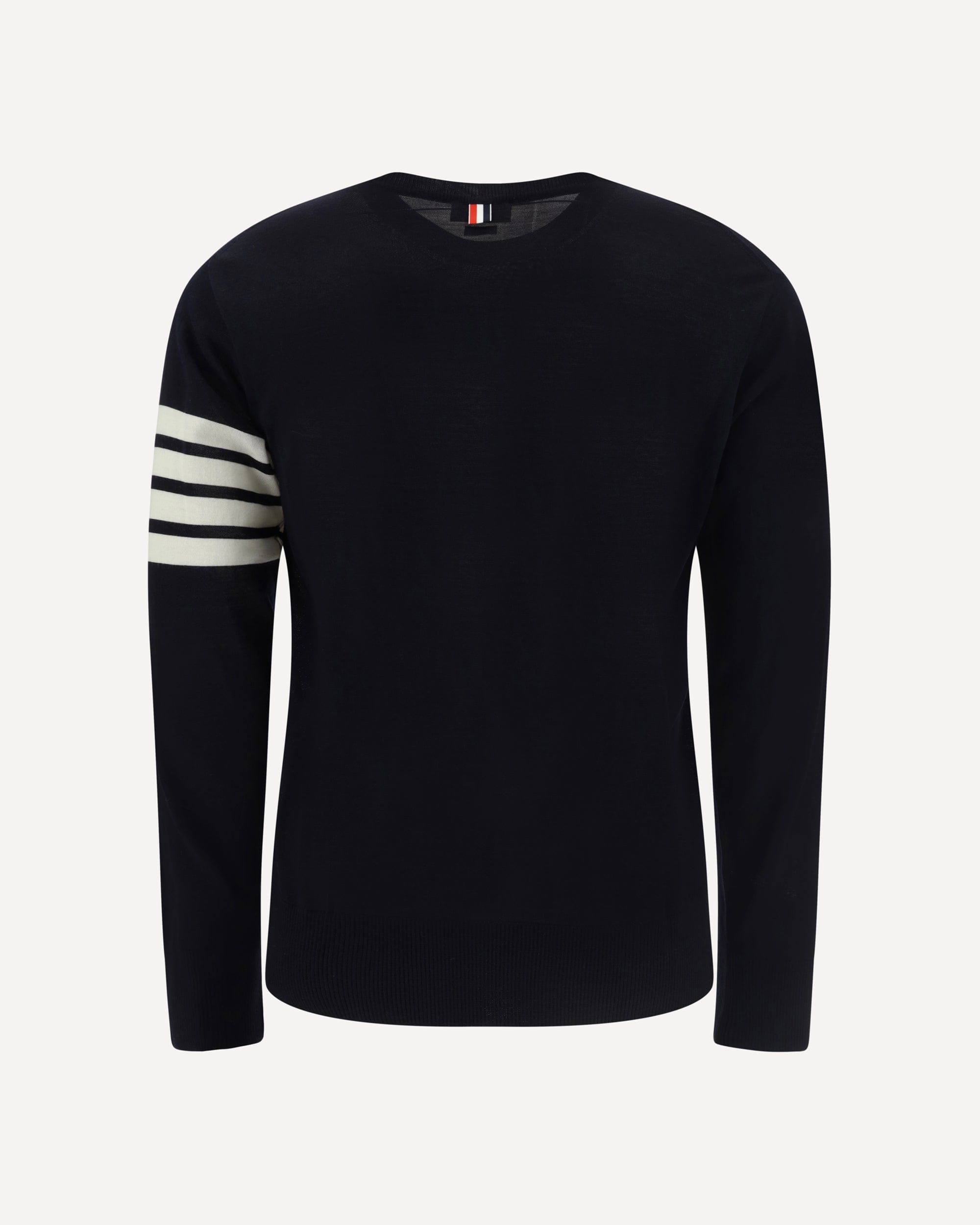 Thom Browne Virgin Wool Ribbed Crew Sweater - alternate view