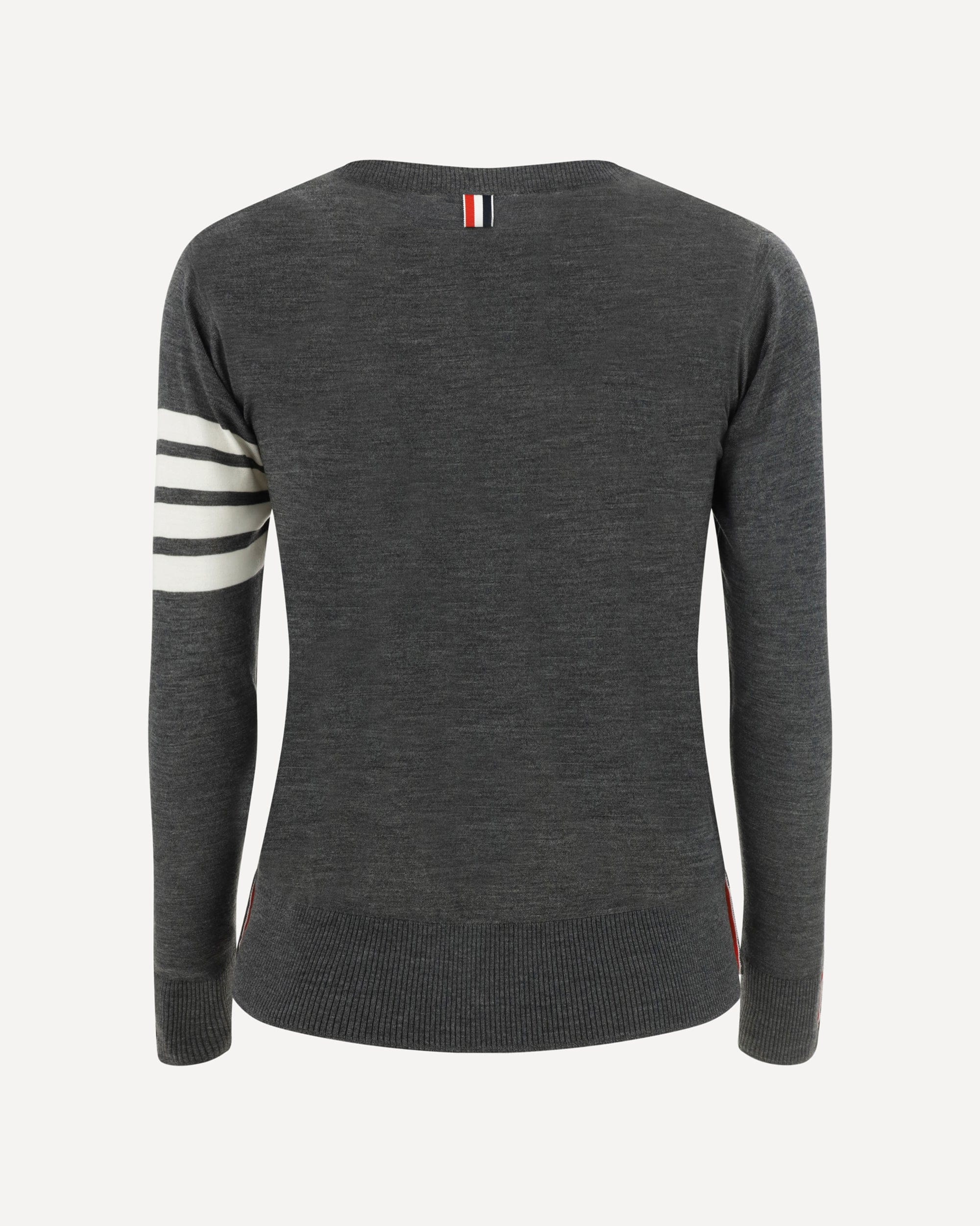Thom Browne Virgin Wool Ribbed Crewneck Sweater - alternate view
