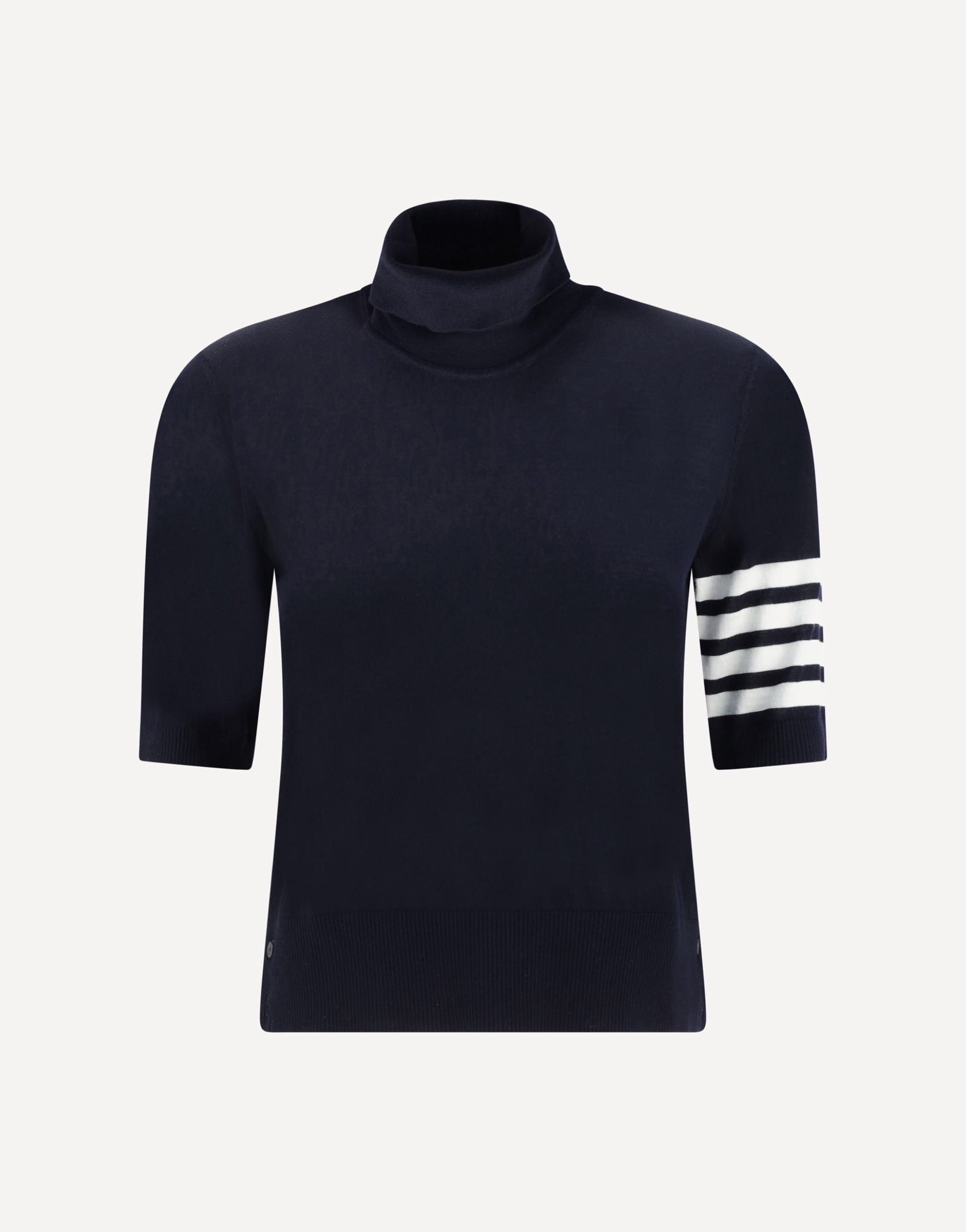 Thom Browne Virgin Wool Turtleneck Sweater