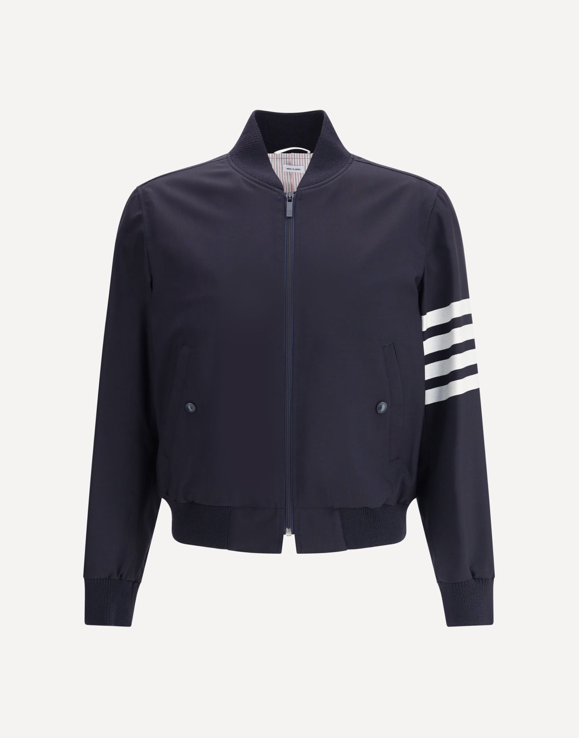 Thom Browne Wool Jacket With Horizontal Arm Band