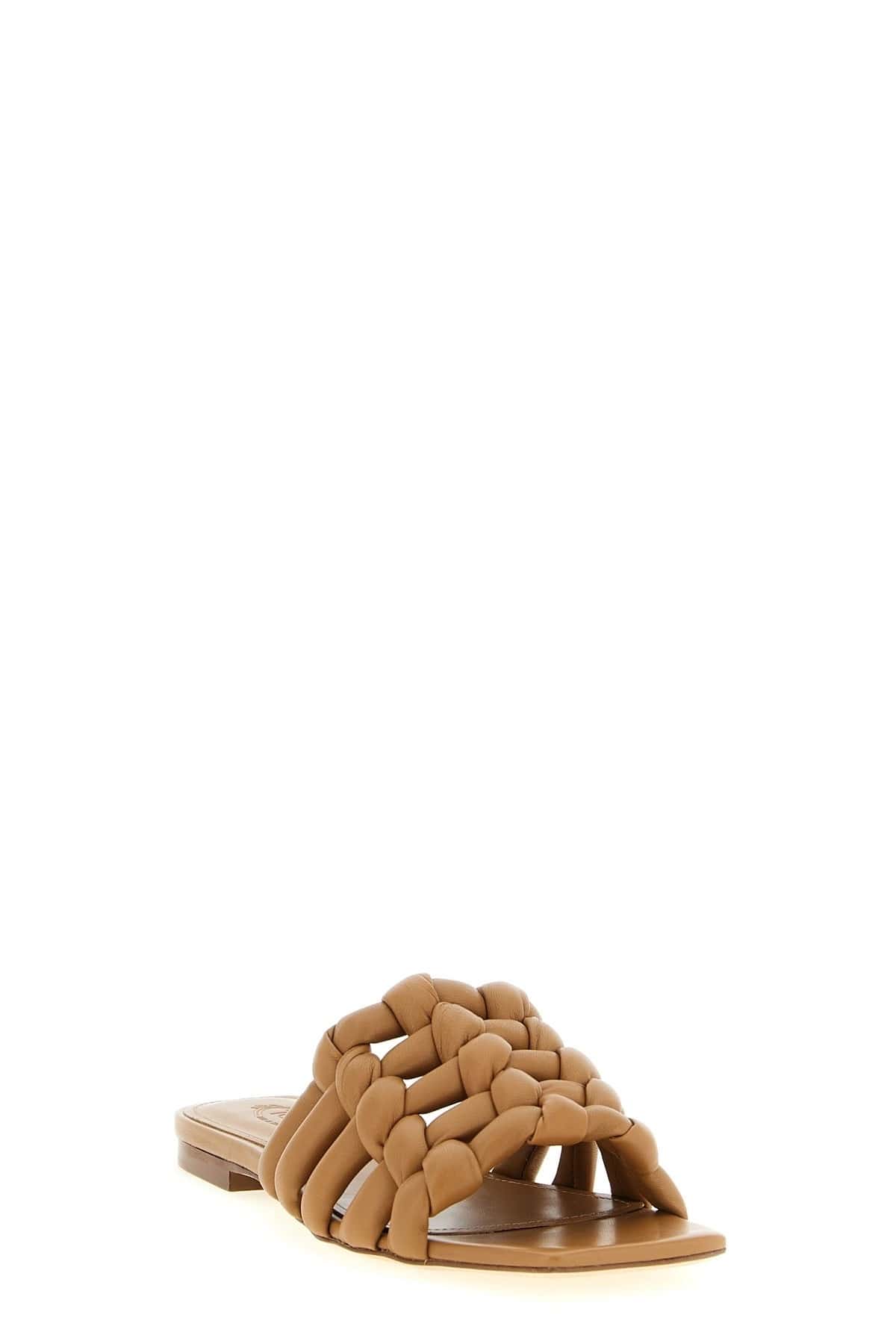 Tod's ナッパレザー スライドサンダル