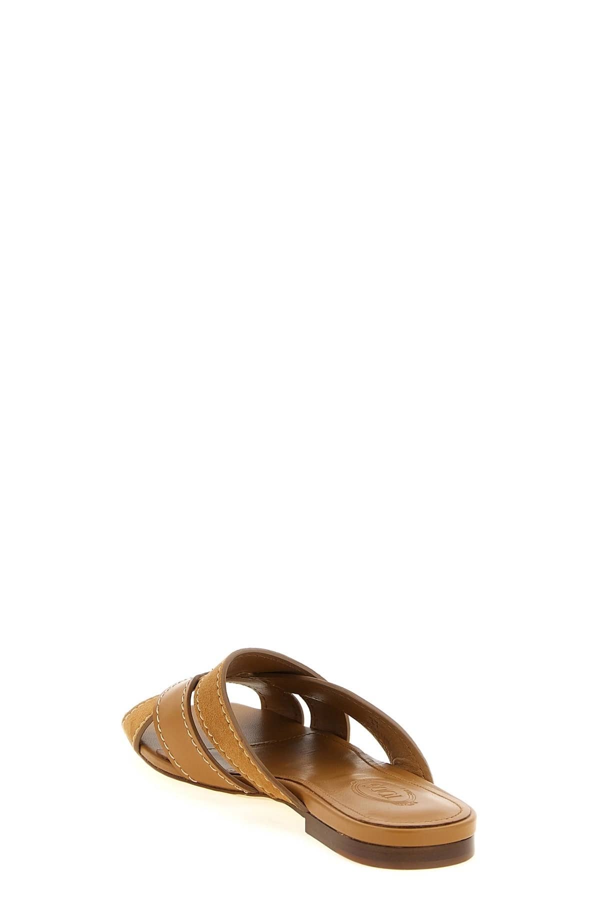 Tod's Tod's Suede Leather Sandals