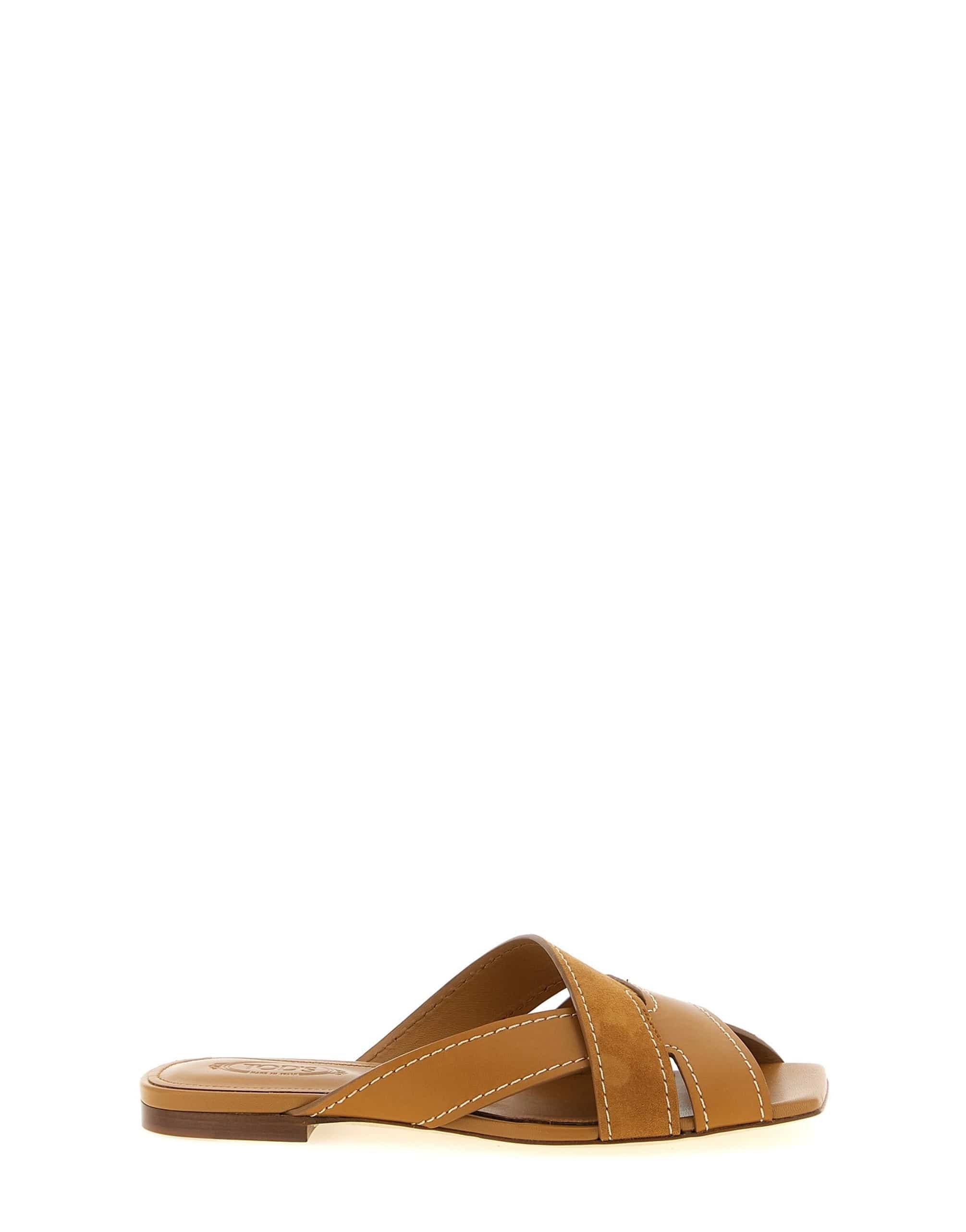 Tod's Tod's Suede Leather Sandals