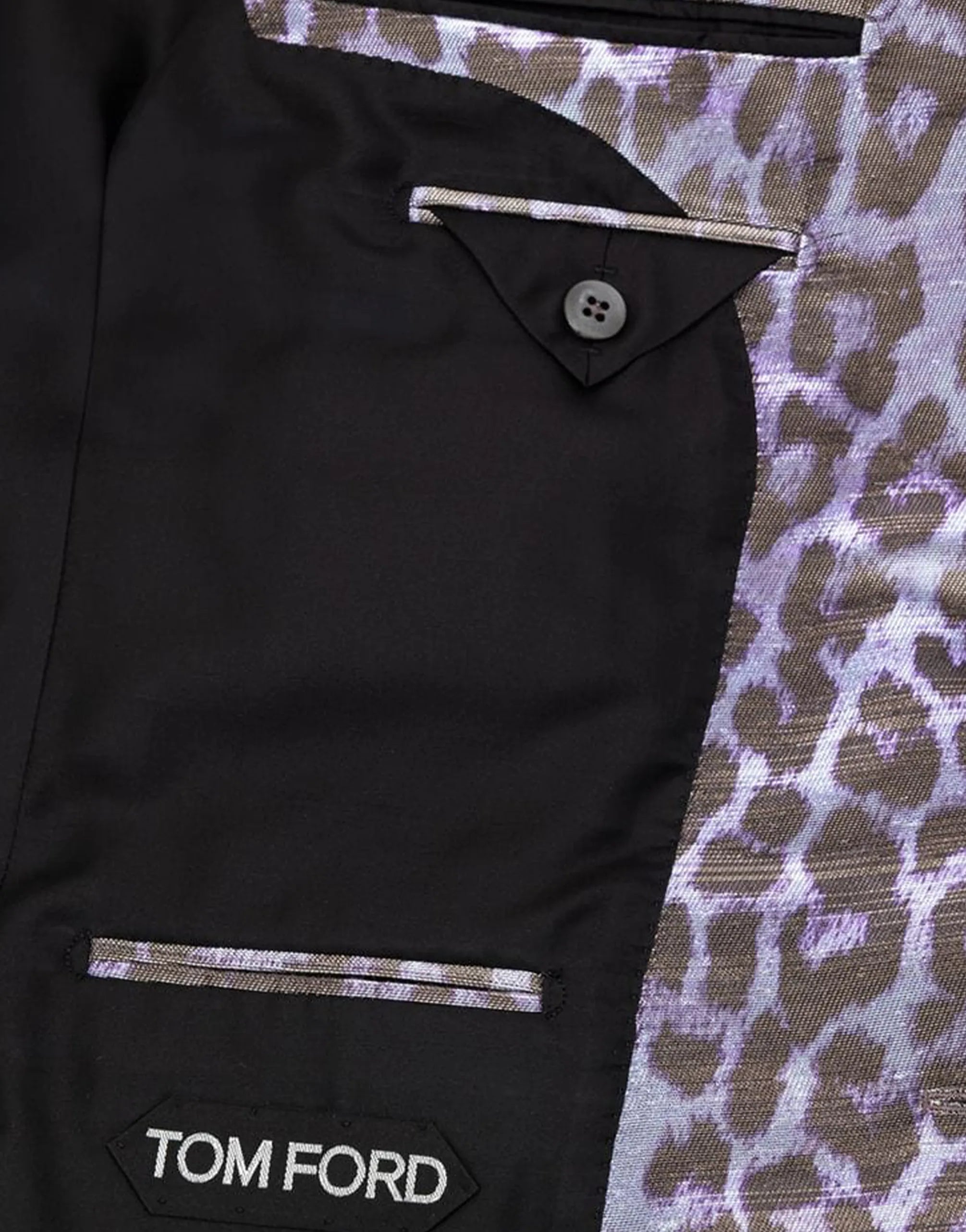 Tom Ford Tom Ford Animal Print Single-Breasted Blazer