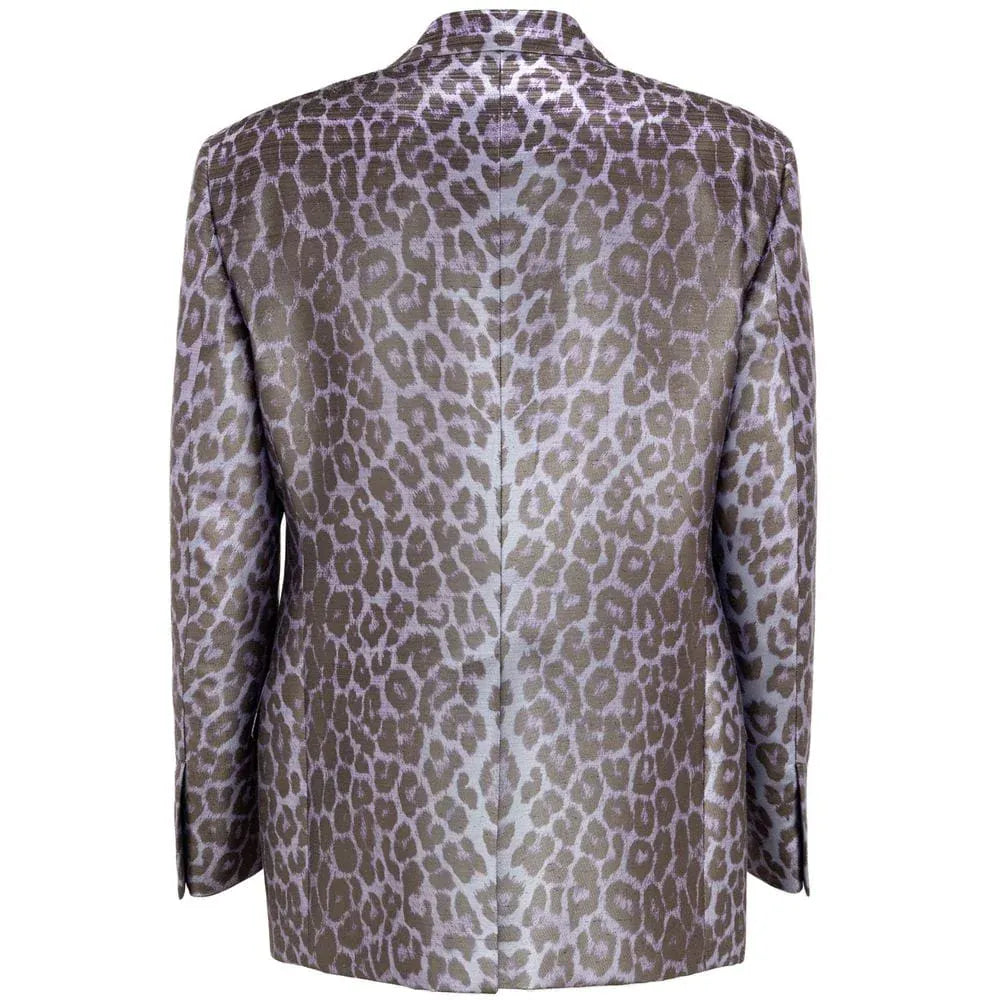 Tom Ford Tom Ford Animal Print Single-Breasted Blazer