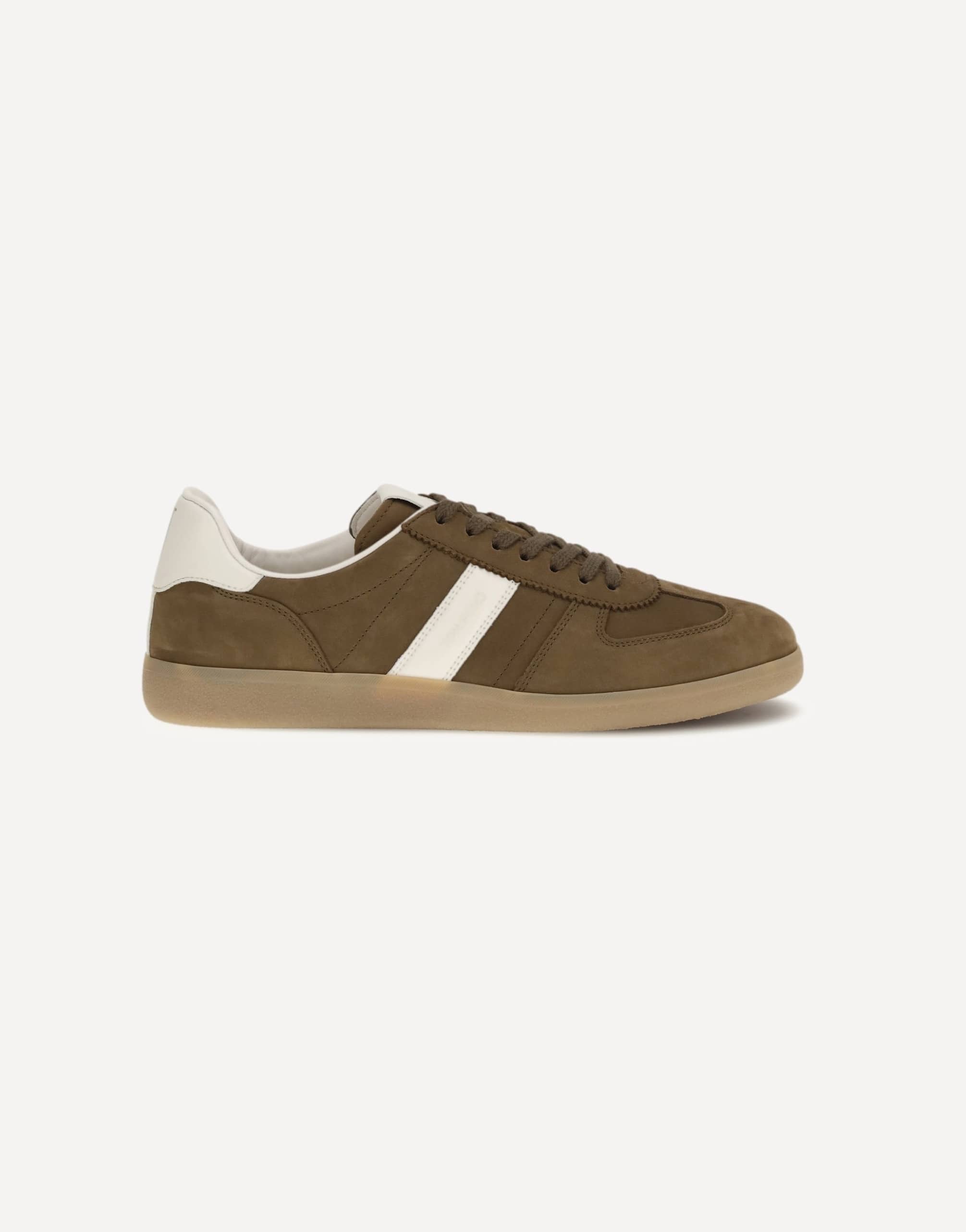 Tom Ford Archer Leather-Trimmed Suede Sneakers