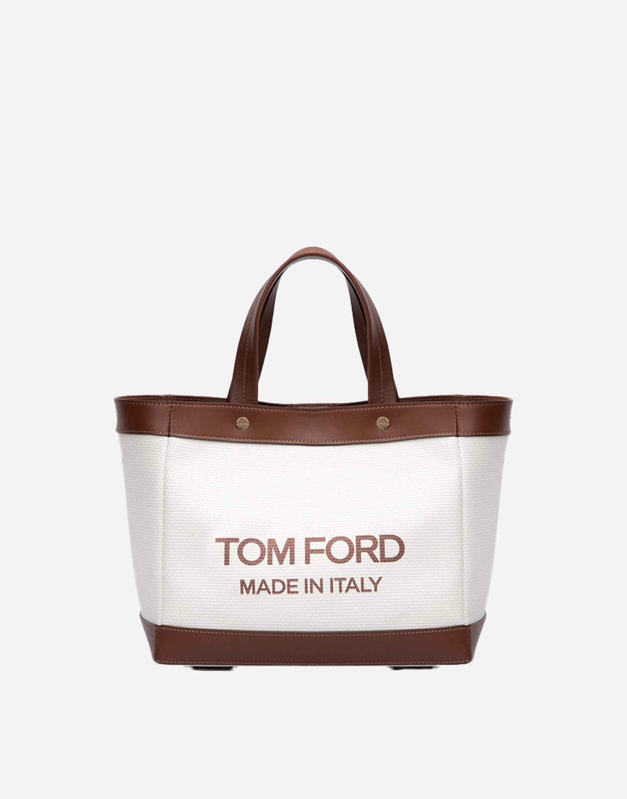 Tom Ford Tom Ford Beige Cotton Tote Bag