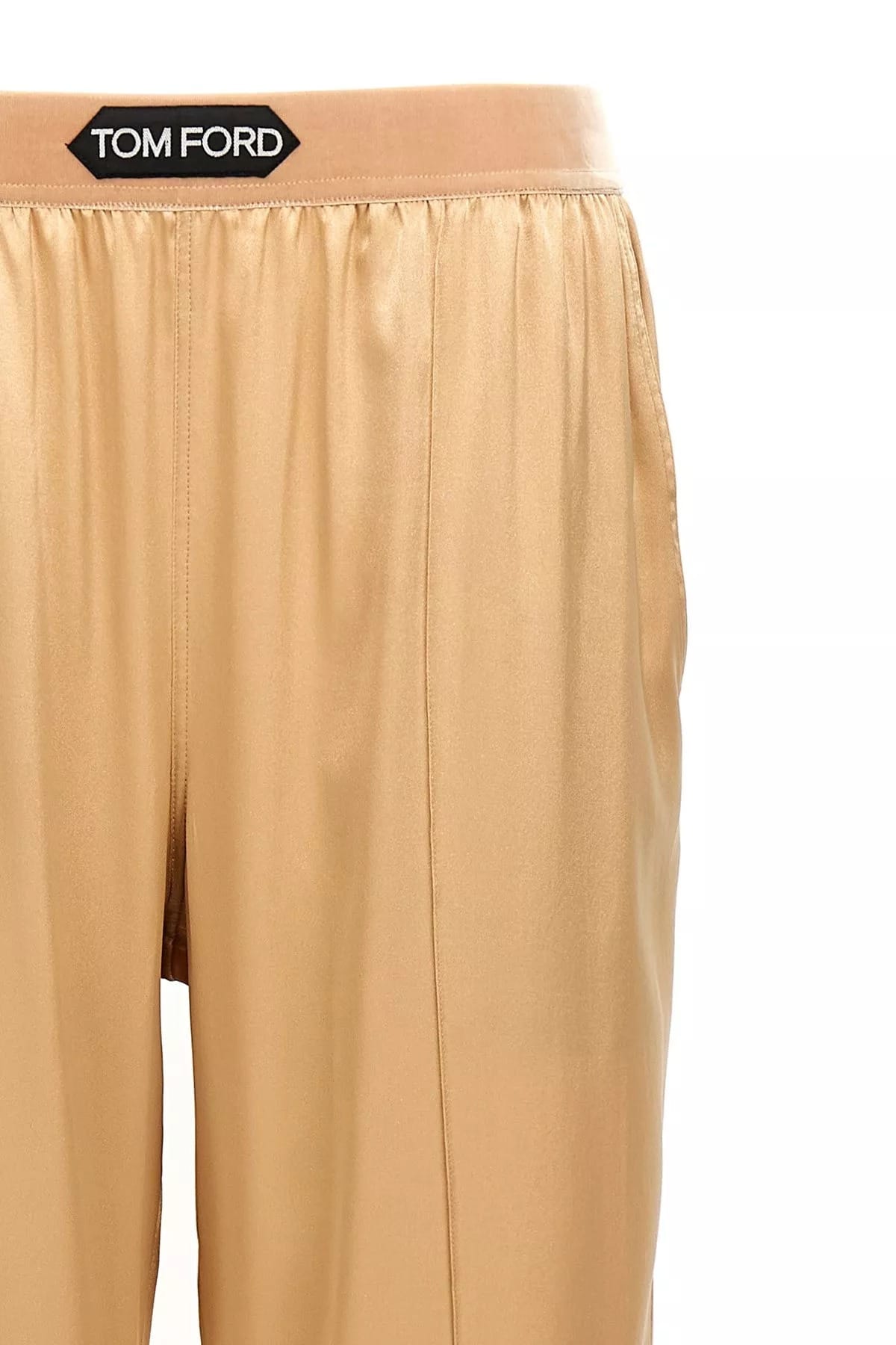 Tom Ford Tom Ford Beige Silk Pajama Pants