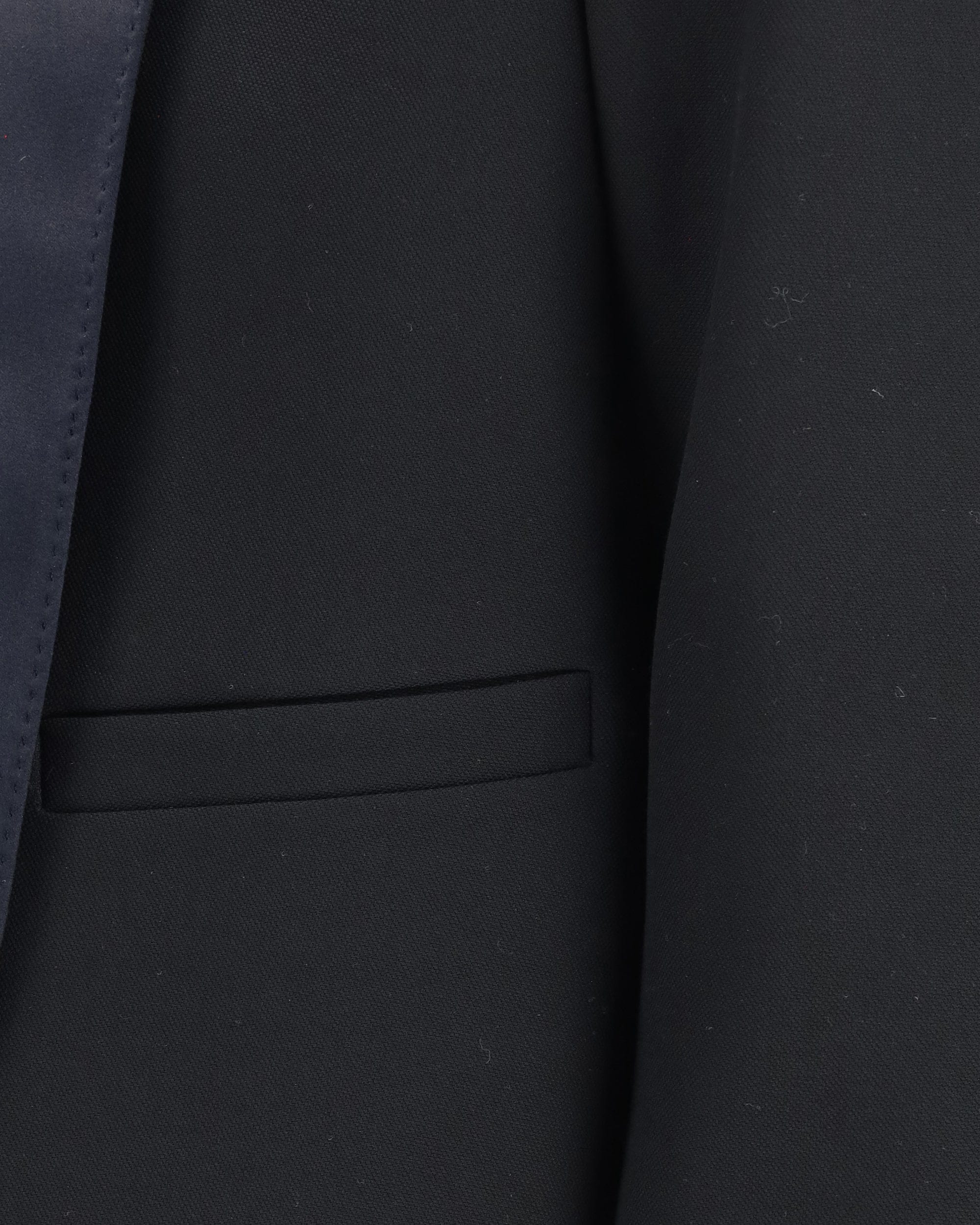 Tom Ford Bi-Color Single Breasted Shawl Lapel Cropped Tuxedo Jacket