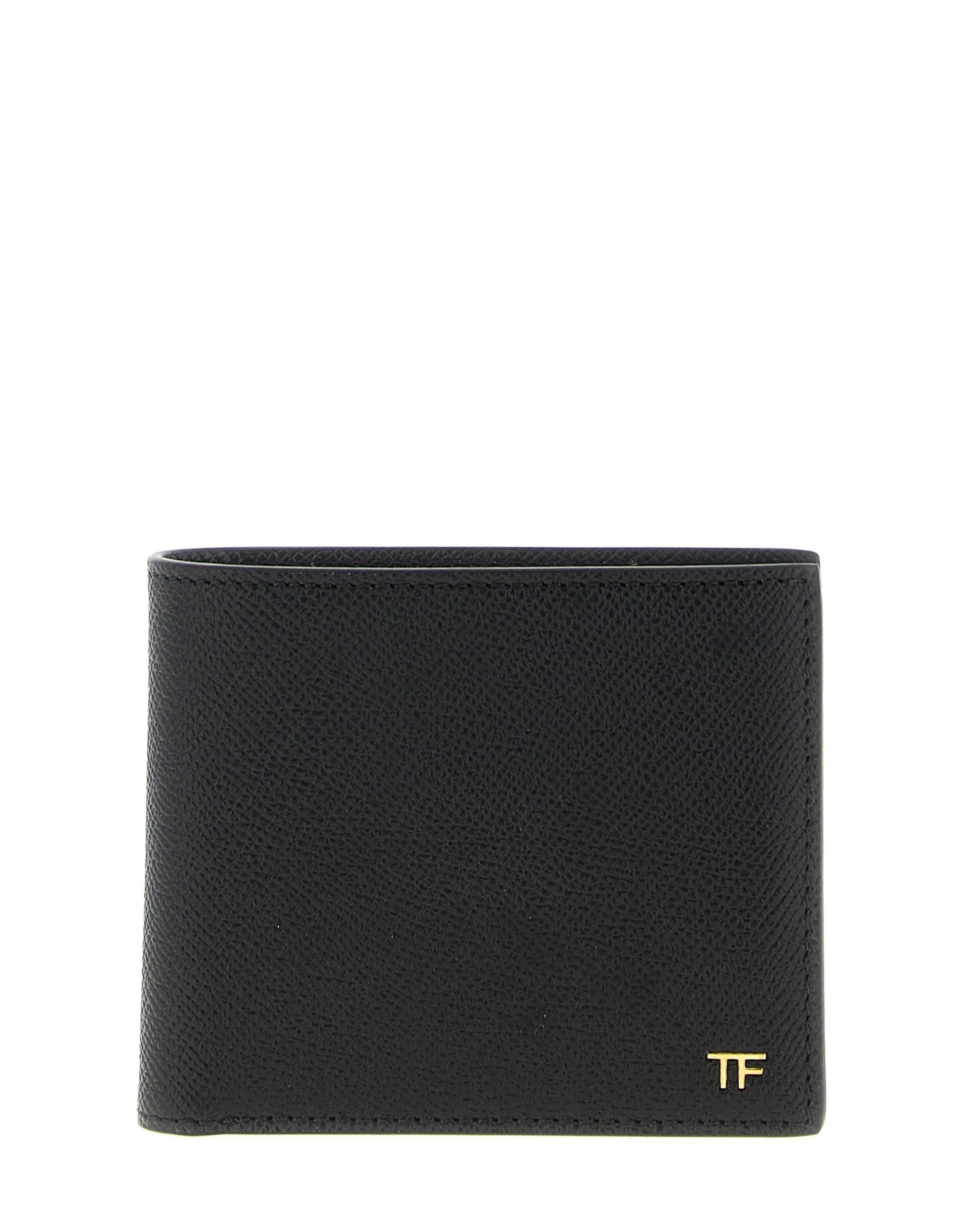 Carteira dobrável preta Tom Ford