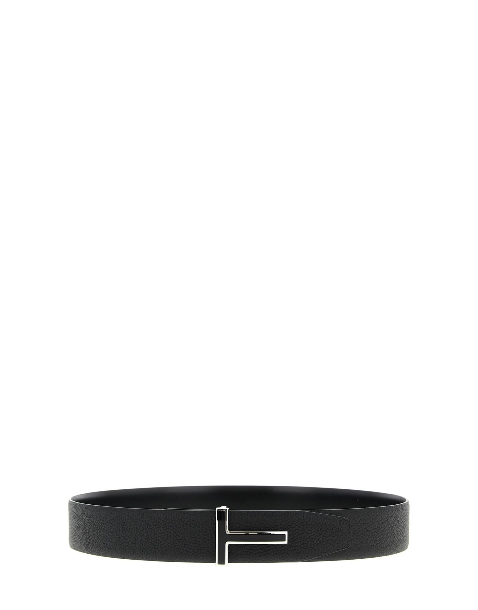 Tom Ford Tom Ford Black Reversible Buckle Belt