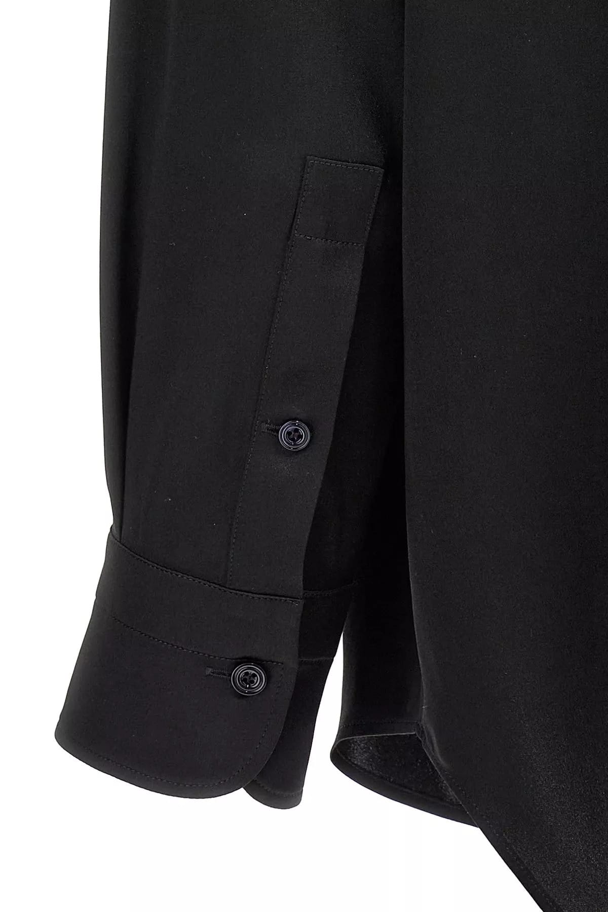 Tom Ford Tom Ford Black Silk Satin Shirt