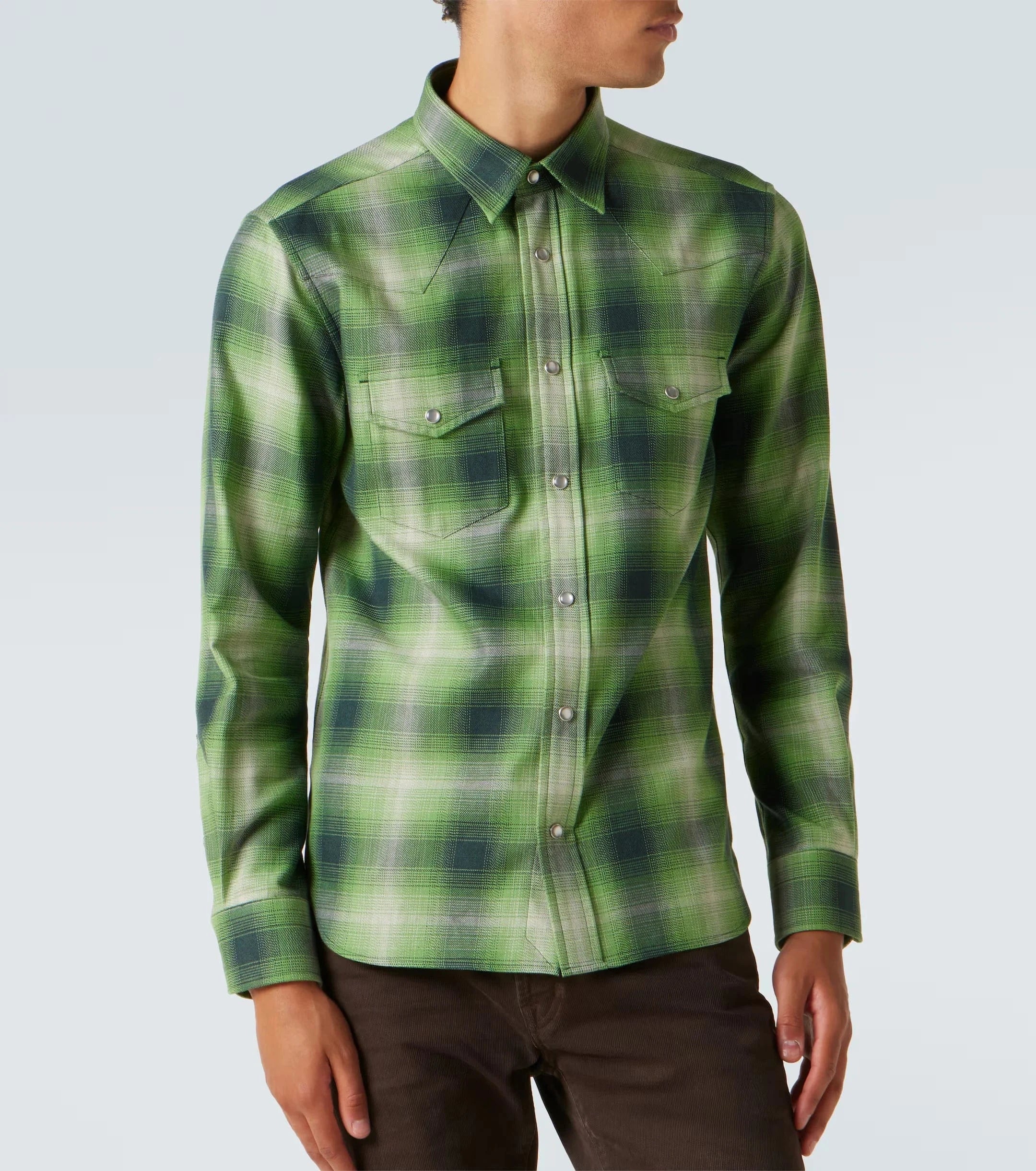 Tom Ford Checked Cotton Shirt