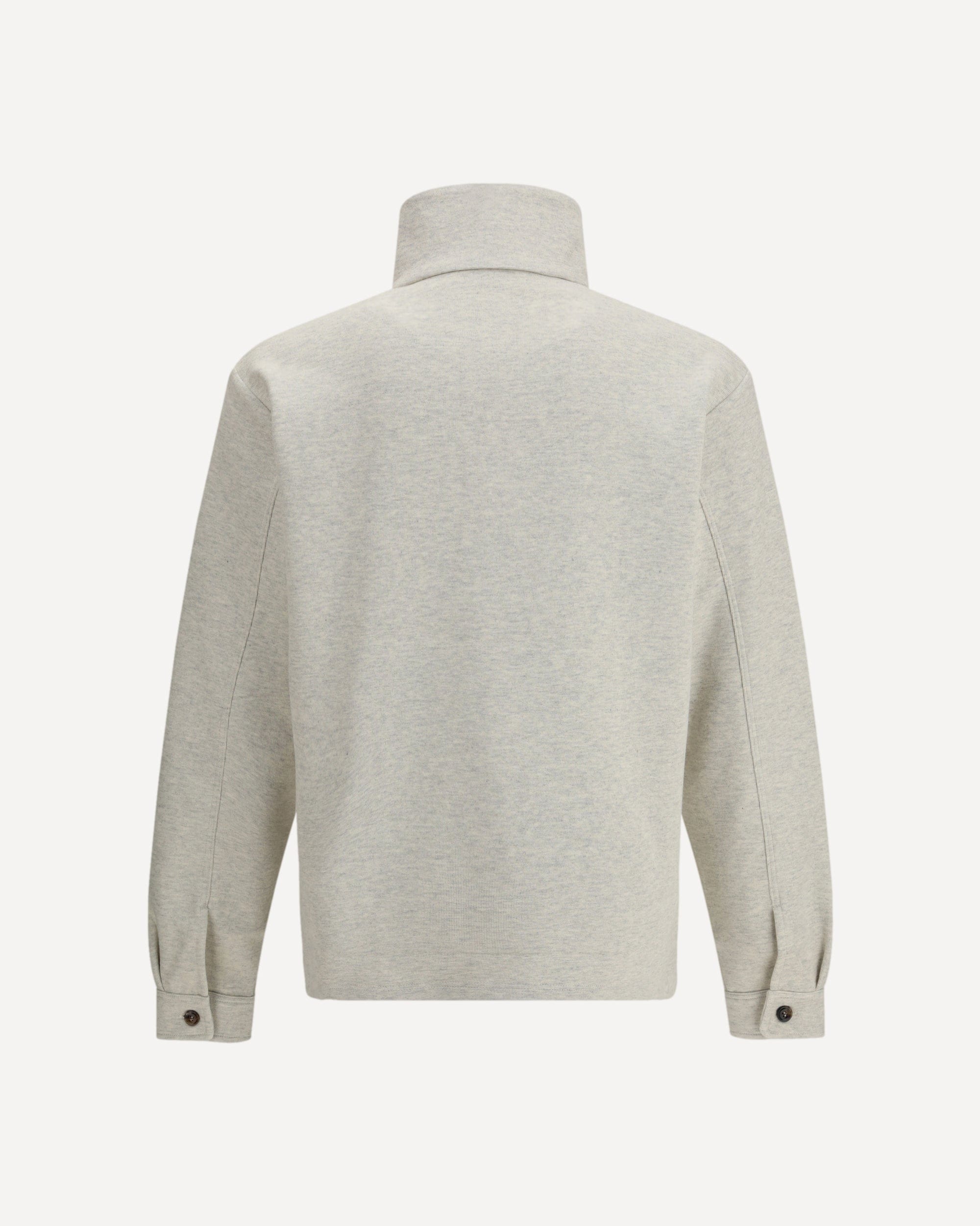 Tom Ford Cotton Sweatshirt With Partial Front Button Closure
