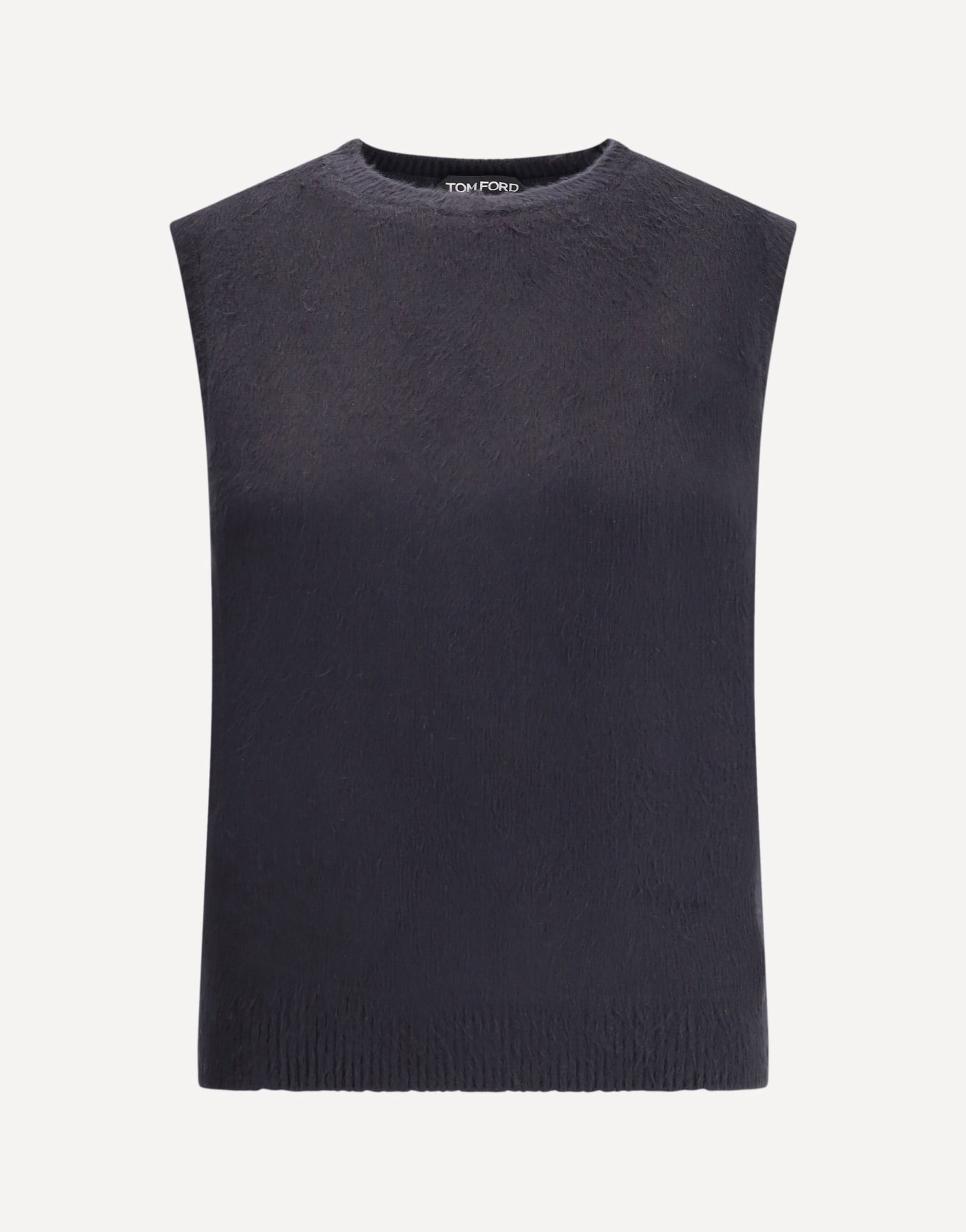 Tom Ford Crewneck Tank Top In Silk