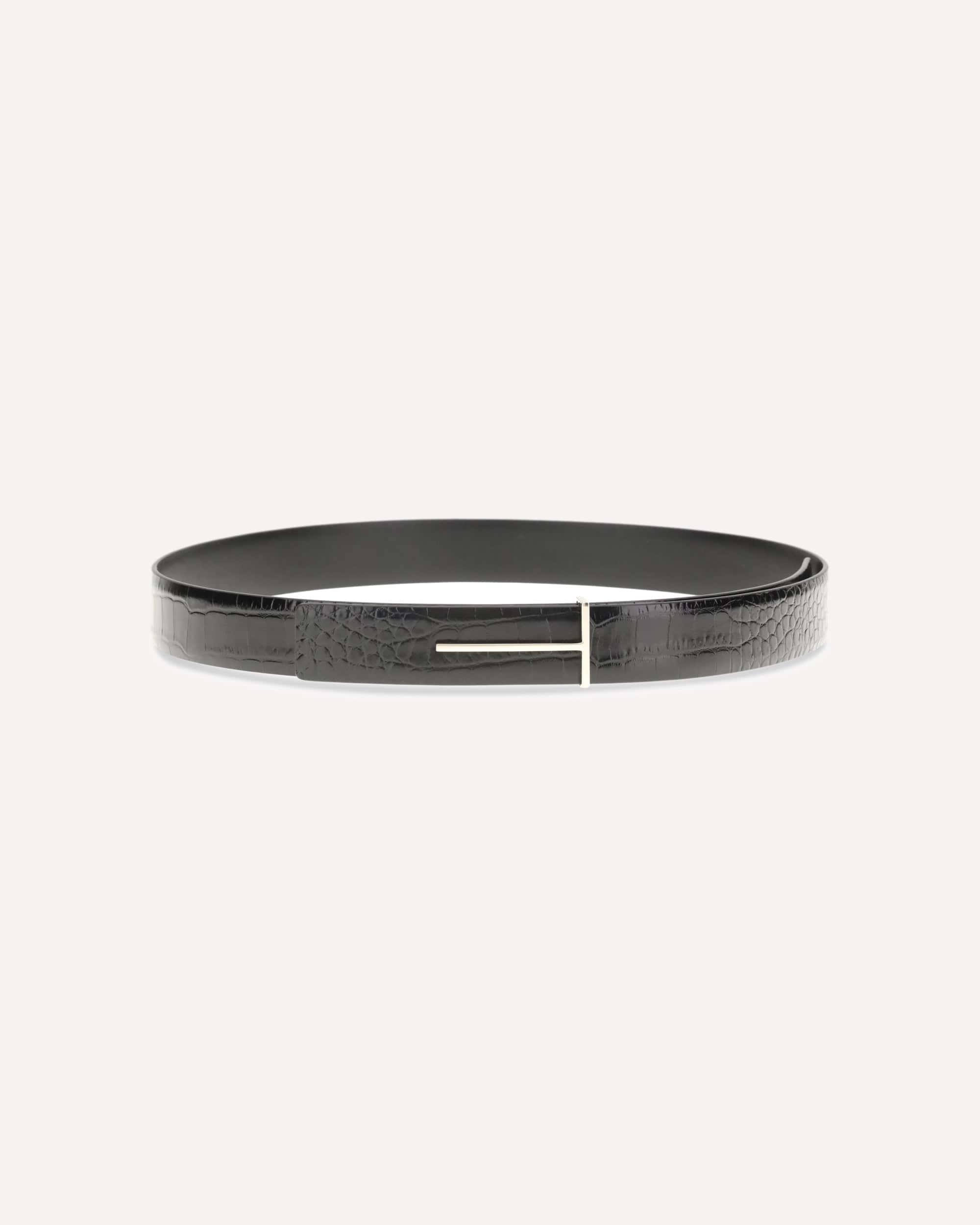 Tom Ford Crocodile-Effect Belt