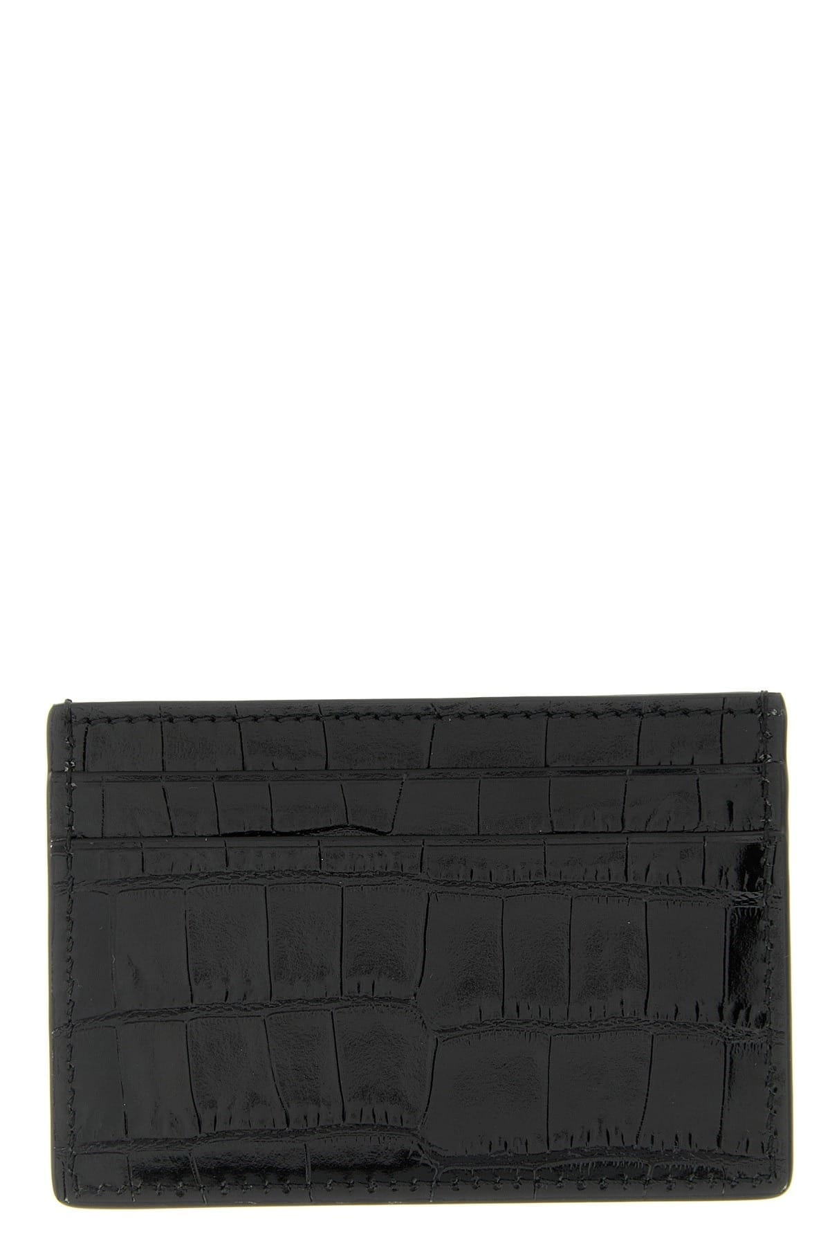 Tom Ford Crocodile-Print Leather Card Holder - alternate view