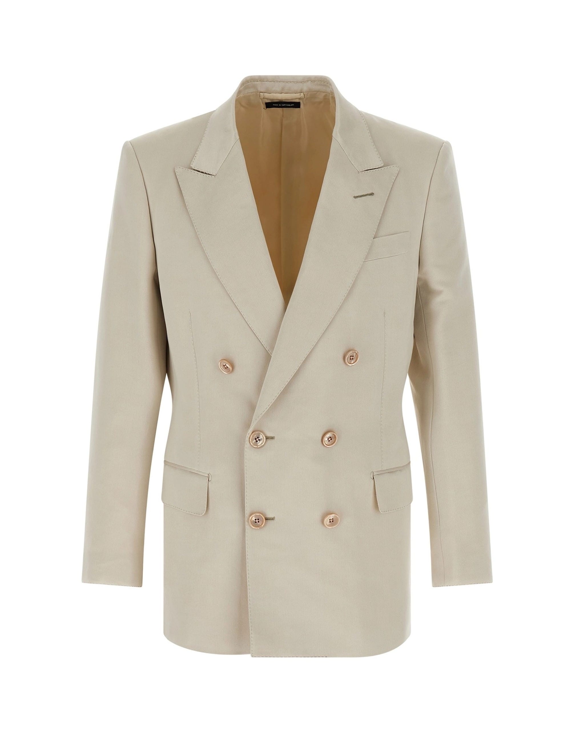 Tom Ford Tom Ford Double-Breasted Cotton Silk Blazer