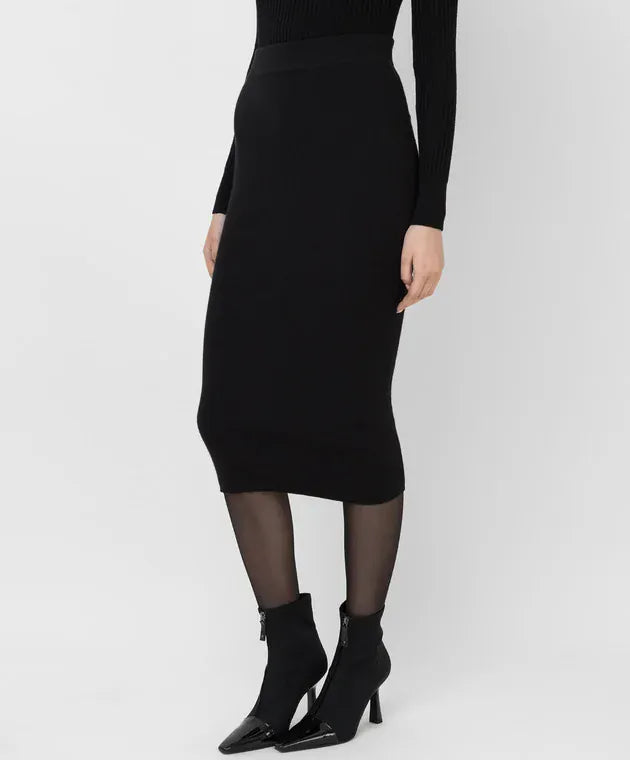 Tom Ford Tom Ford Engraved logo Midi Skirt
