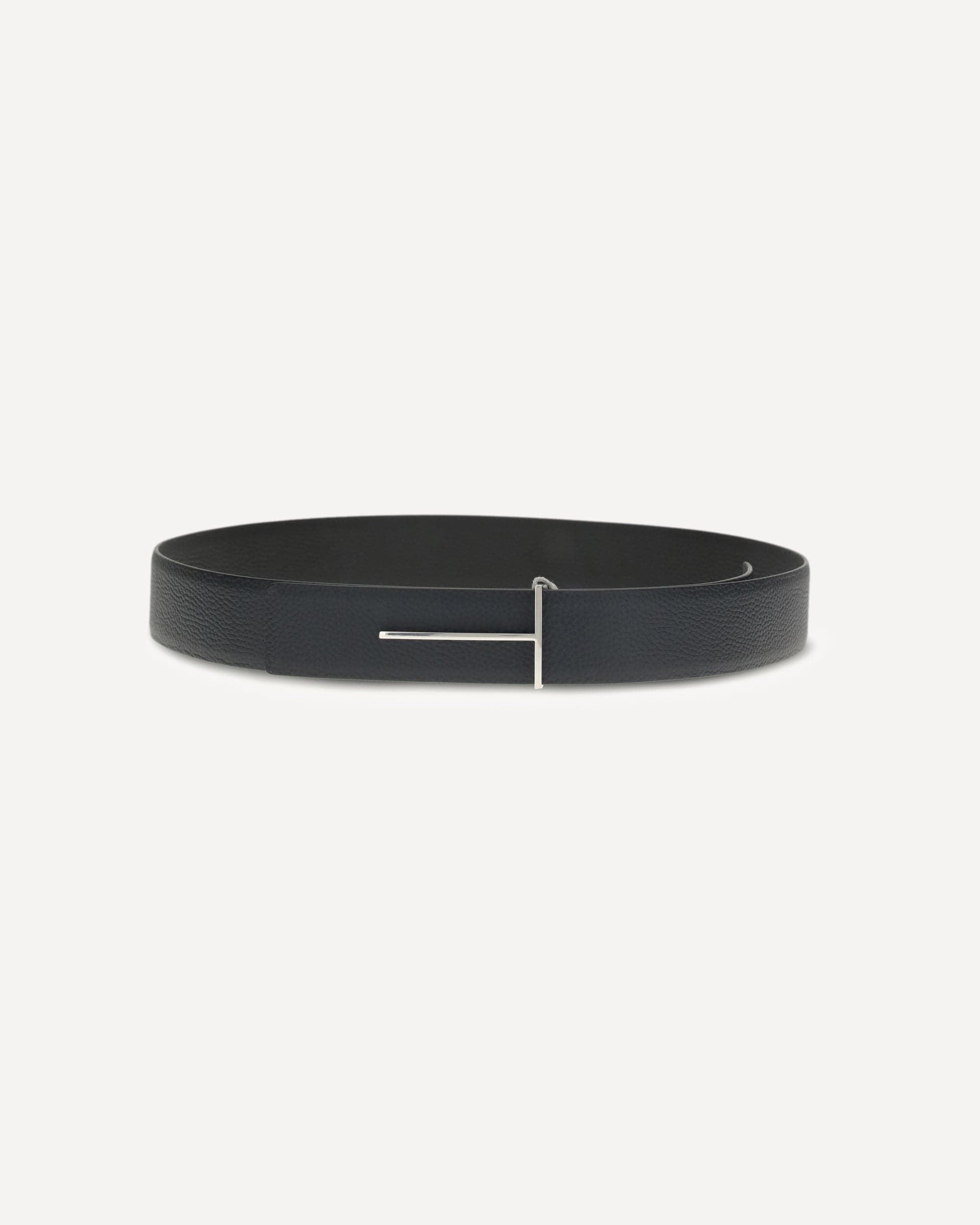 Tom Ford Grain Leather Slim T Reversible Belt
