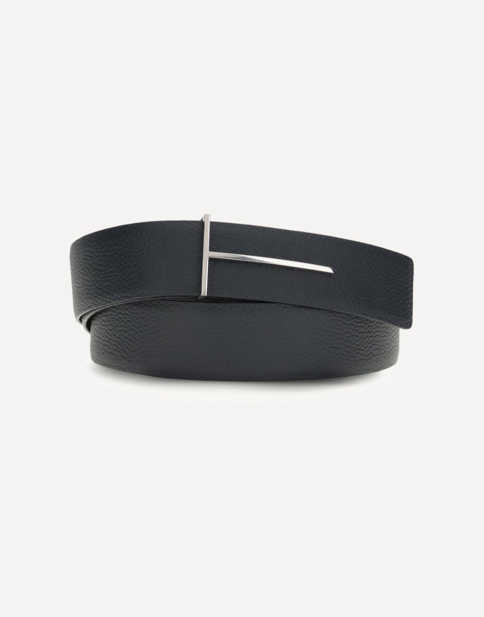 Tom Ford Grain Leather Slim T Reversible Belt