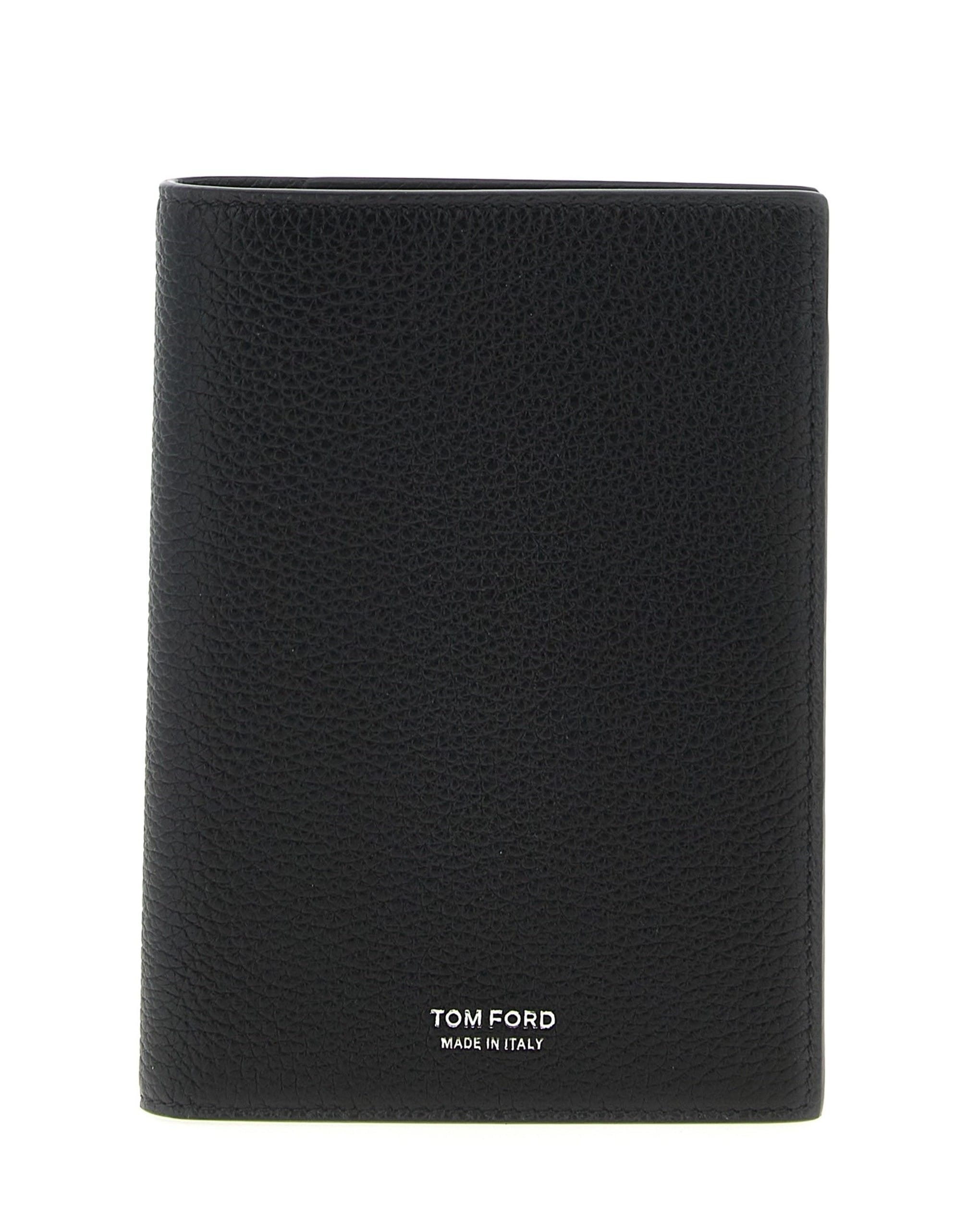 Tom Ford Tom Ford Hammered Leather Passport Holder