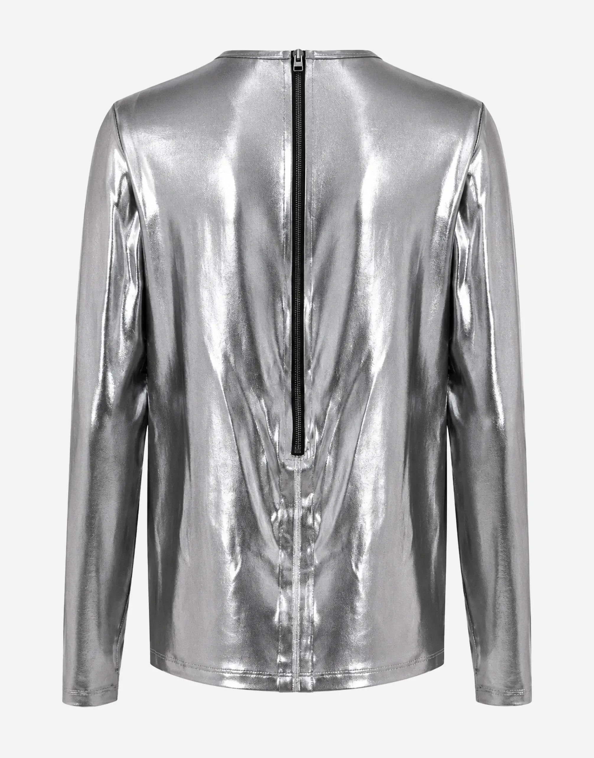 Tom Ford Tom Ford Metallic Finish Long Sleeve Top