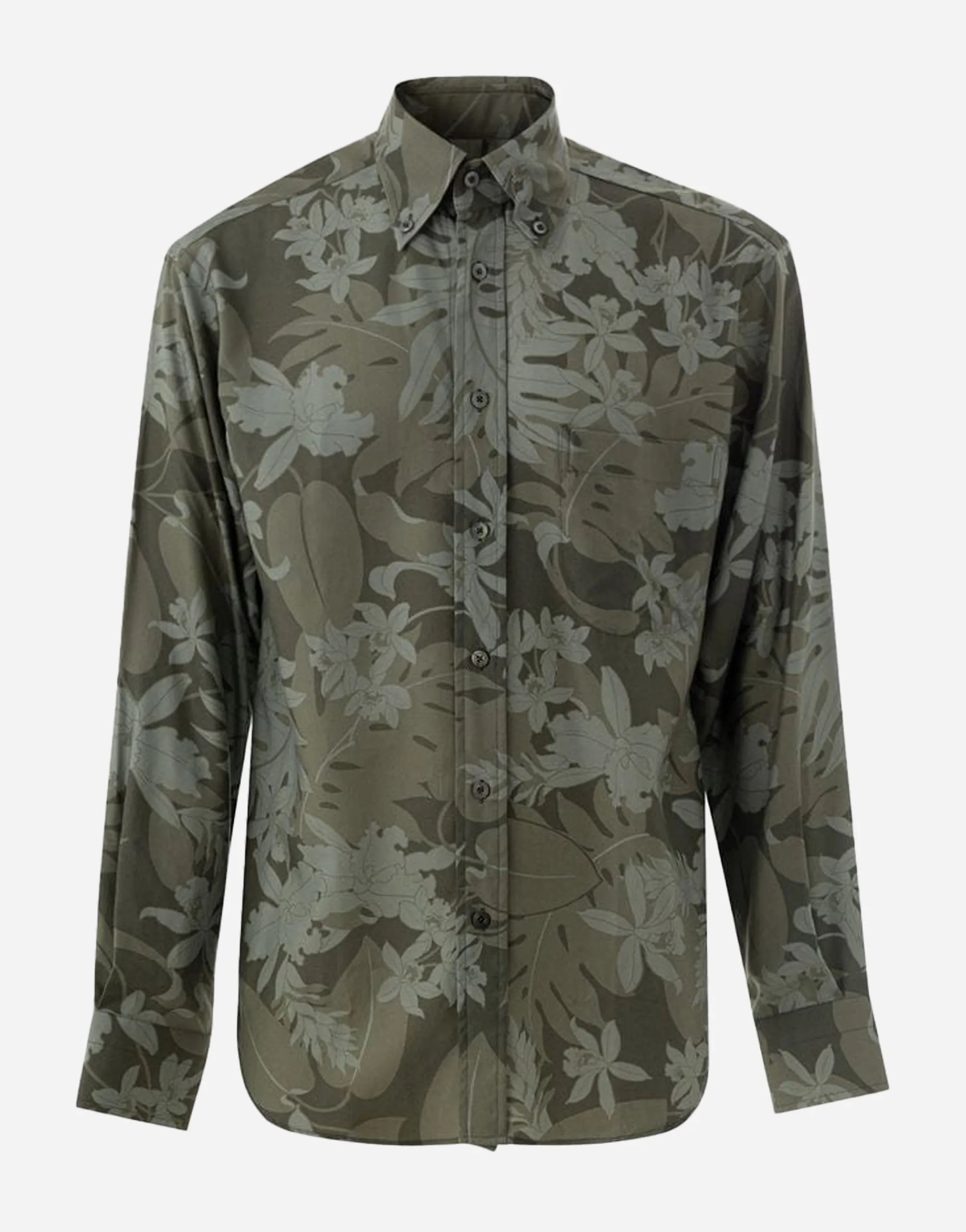 Tom Ford Tom Ford Orchid Camo Fluid Fit Leisure Shirt