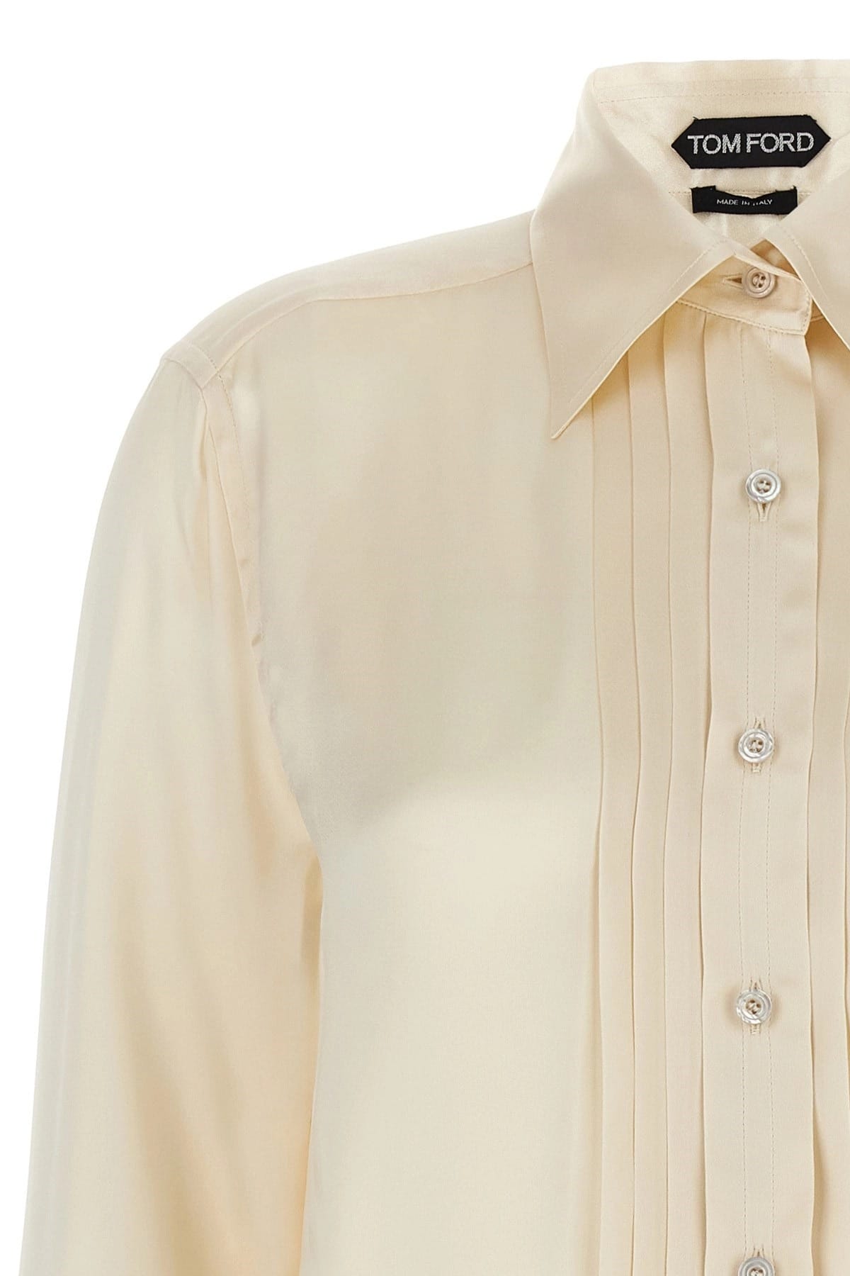 Tom Ford Tom Ford Pleated Plastron Shirt