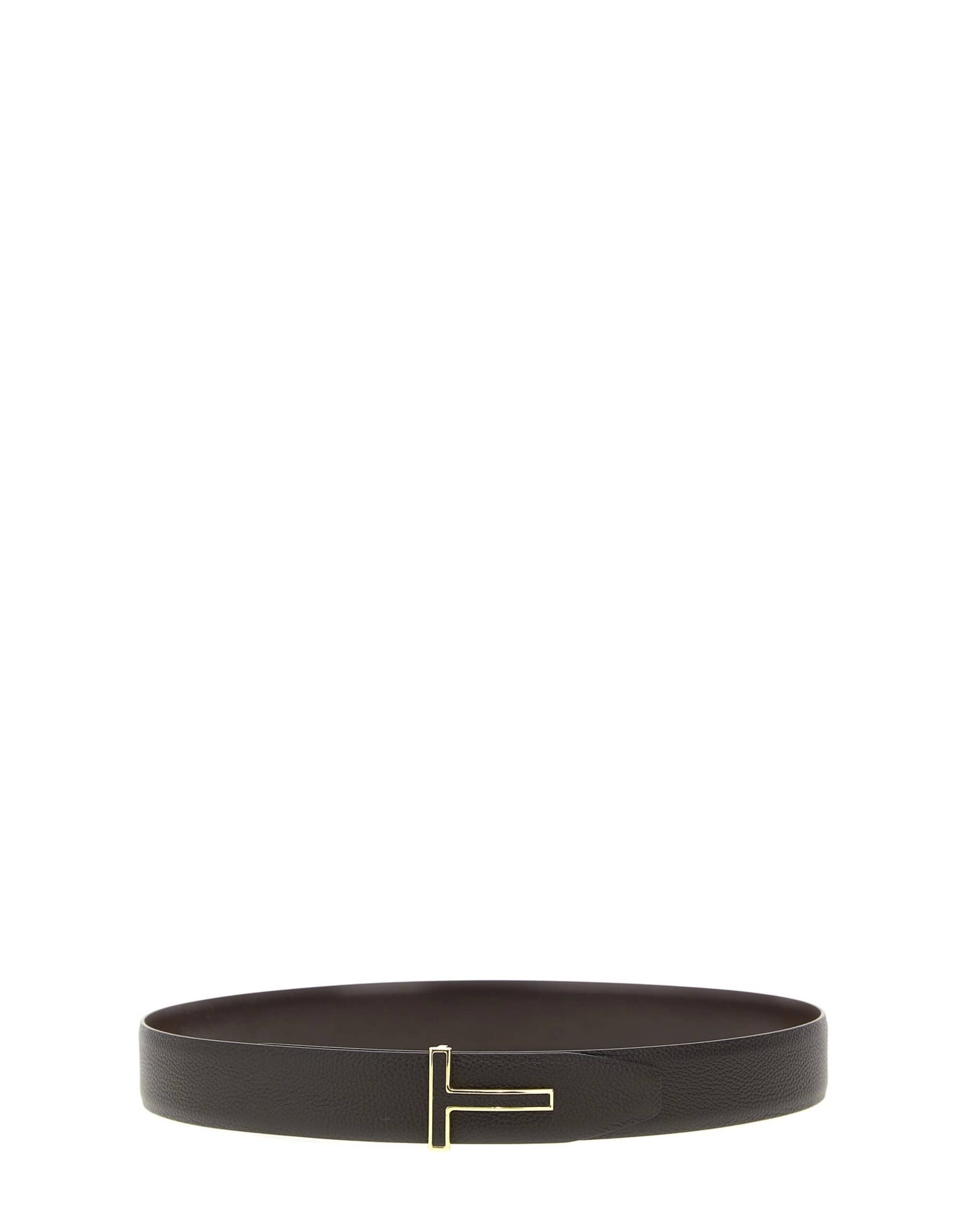 Tom Ford Tom Ford Reversible T Logo Belt