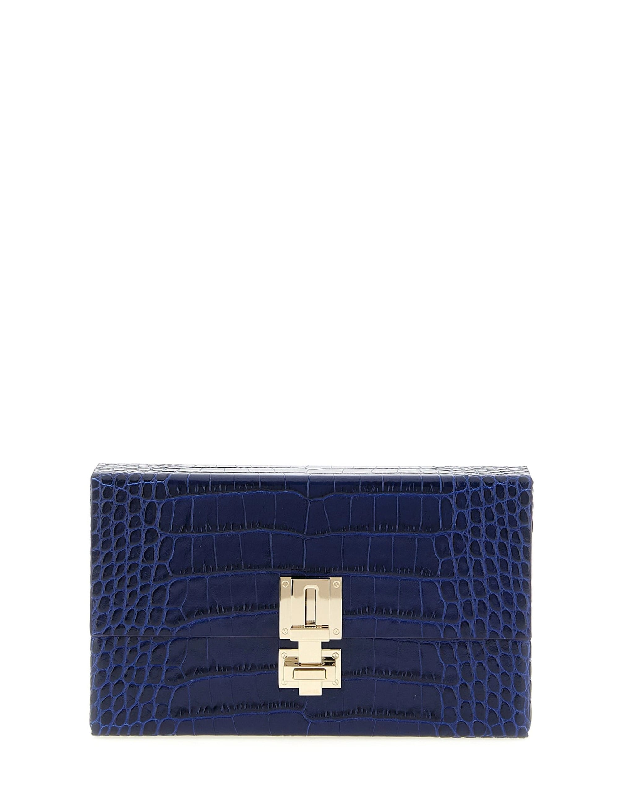 Tom Ford Tom Ford Rigid Python Print Clutch